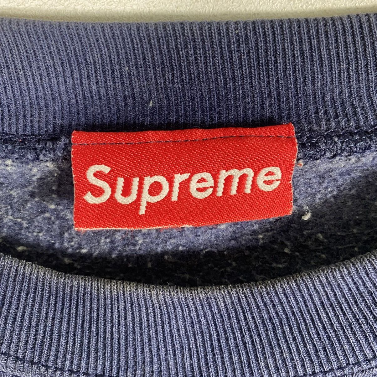 Supreme × Vintage Vintage 90s Supreme Sweatshirt L Size Blue Colour Size US L / EU 52-54 / 3 - 5 Thumbnail