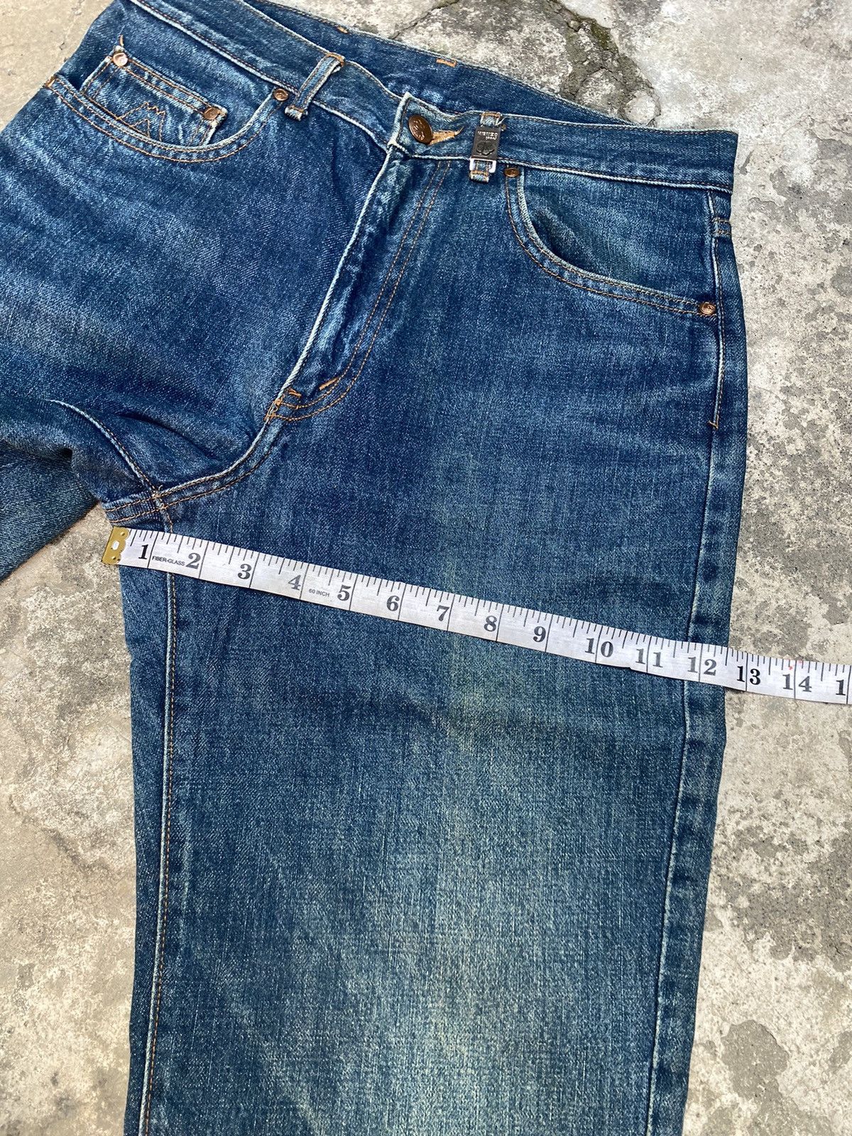 Kenzo Kenzo Made In Japan Blue Barrel Jeans Size US 30 / EU 46 - 10 Thumbnail