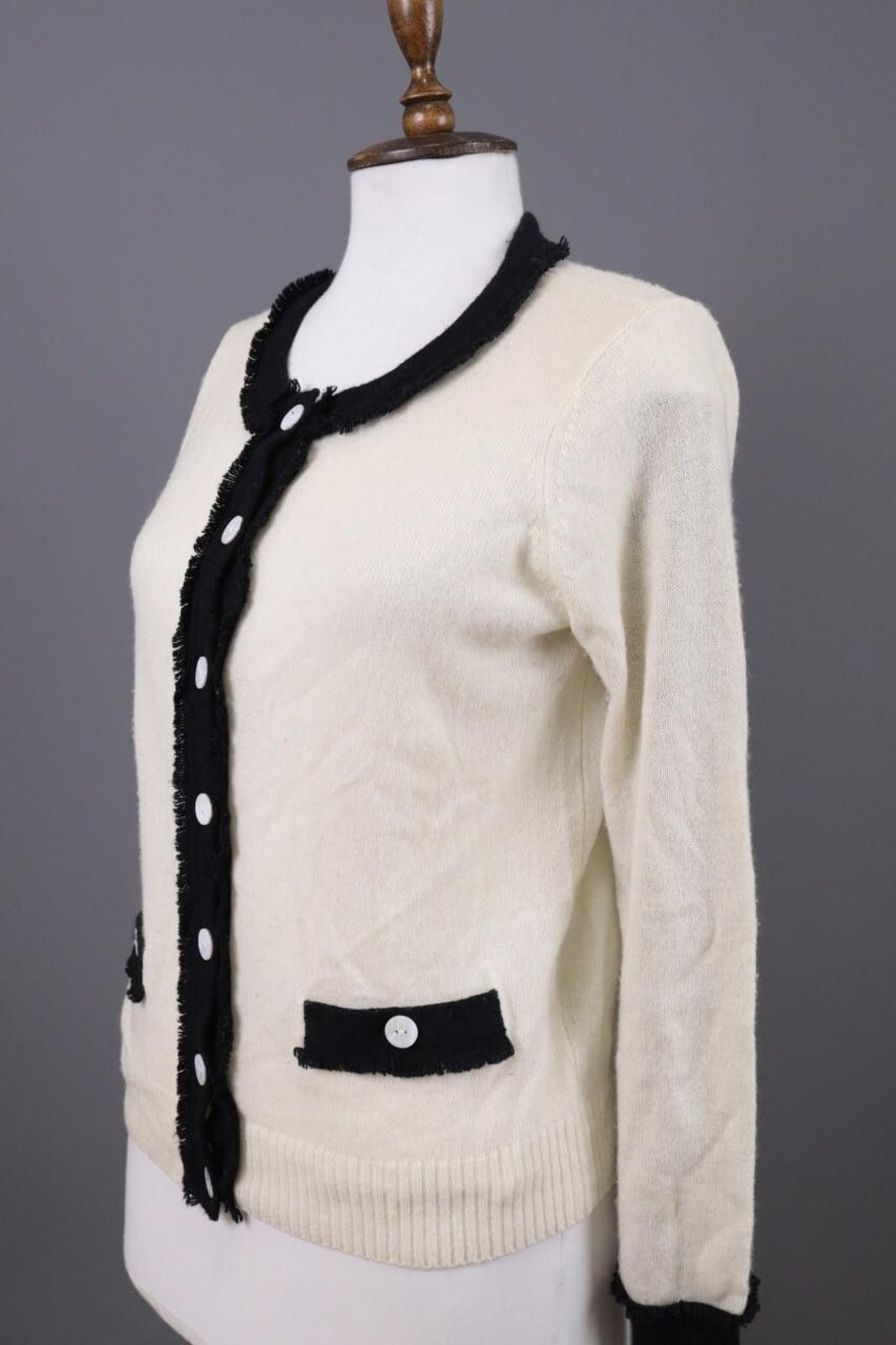 Designer Princess Goes Hollywood Beige Wool Cashmere Sweater Size 38 Size M / US 6-8 / IT 42-44 - 5 Thumbnail