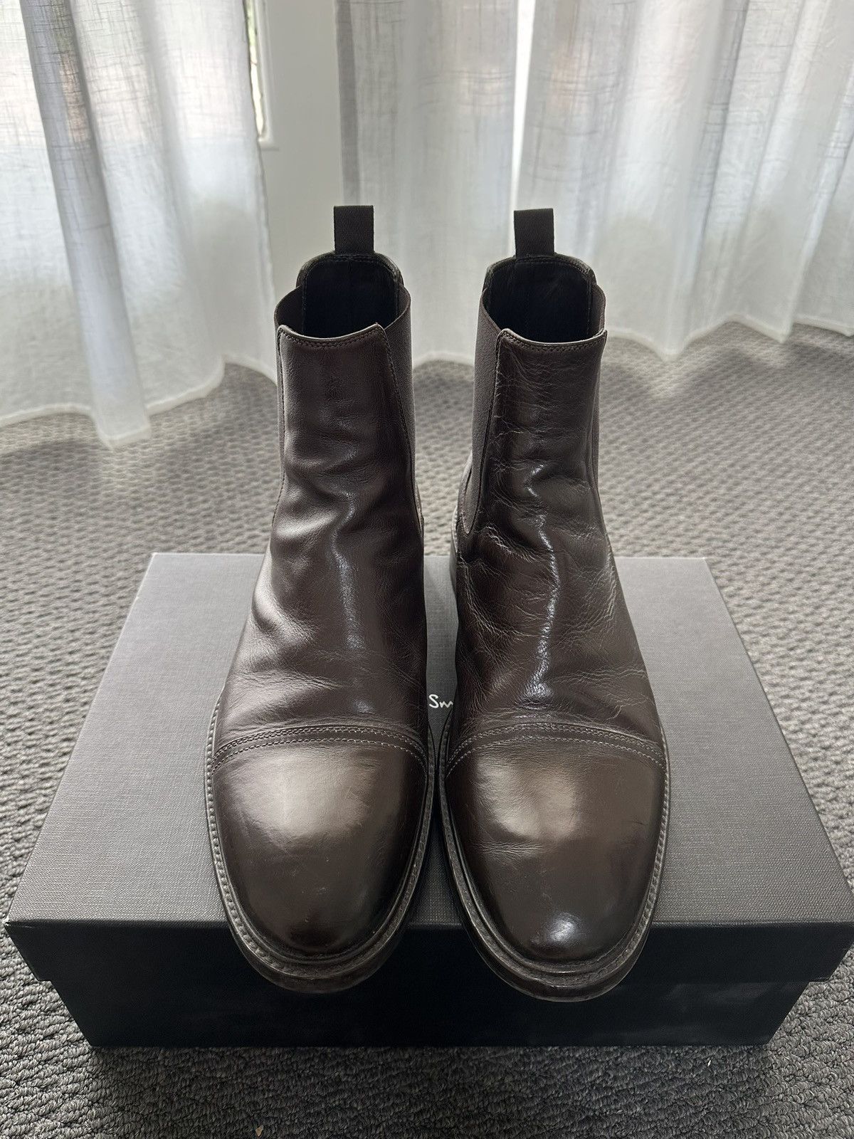 Paul Smith Paul Smith Jake Dark Brown Chelsea Boots Size US 9.5 / EU 42-43 - 1 Thumbnail