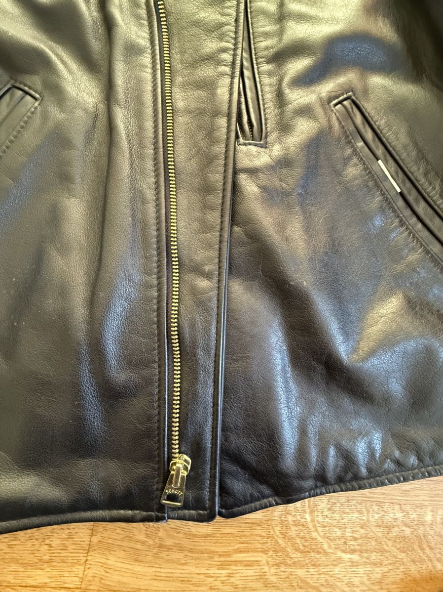 Schott × Supreme Supreme Schott Perfecto Leather Jacket Size US L / EU 52-54 / 3 - 10 Thumbnail