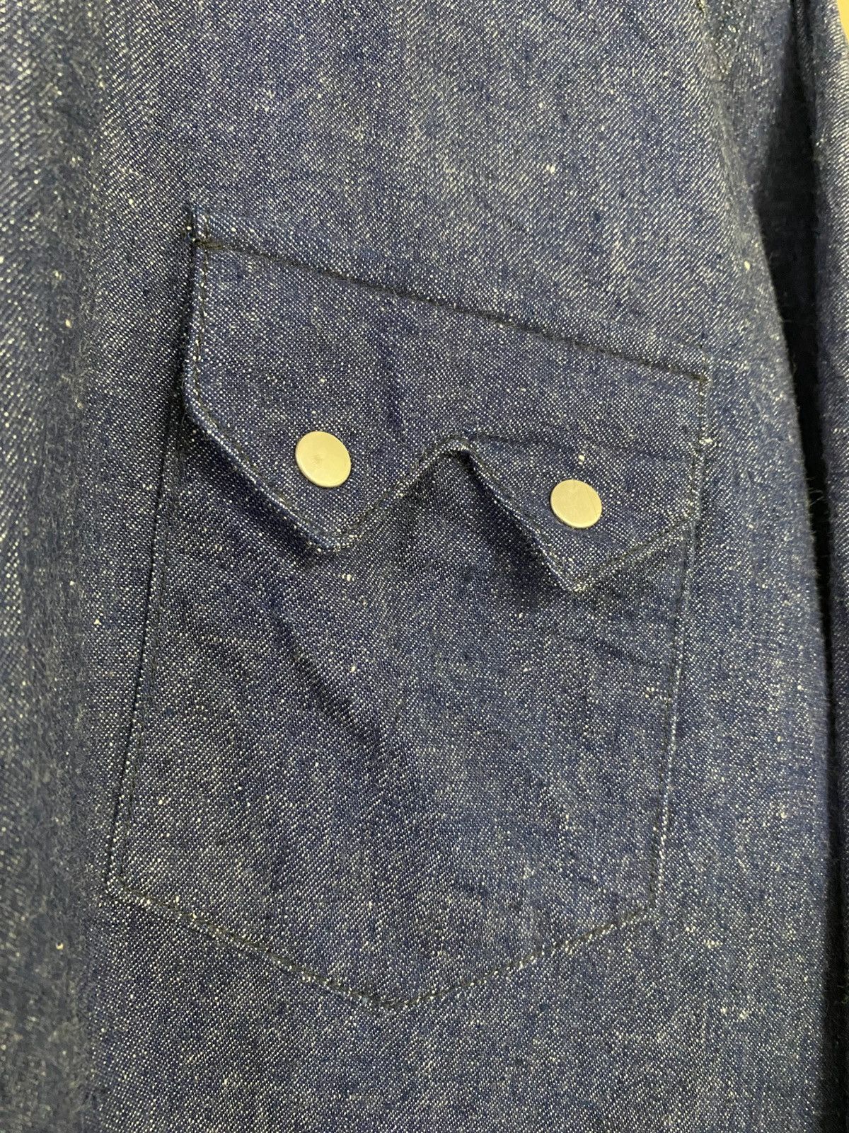 Kaptain Sunshine Western Denim Shirt Size US XL / EU 56 / 4 - 3 Thumbnail