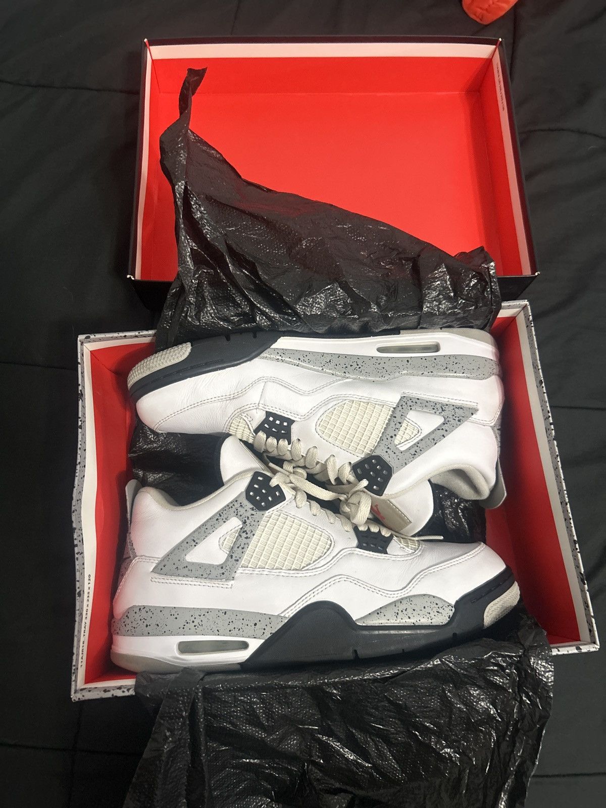 Jordan Brand Air Jordan 4 retro 2016 White Cement Size US 10.5 / EU 43-44 - 3 Thumbnail
