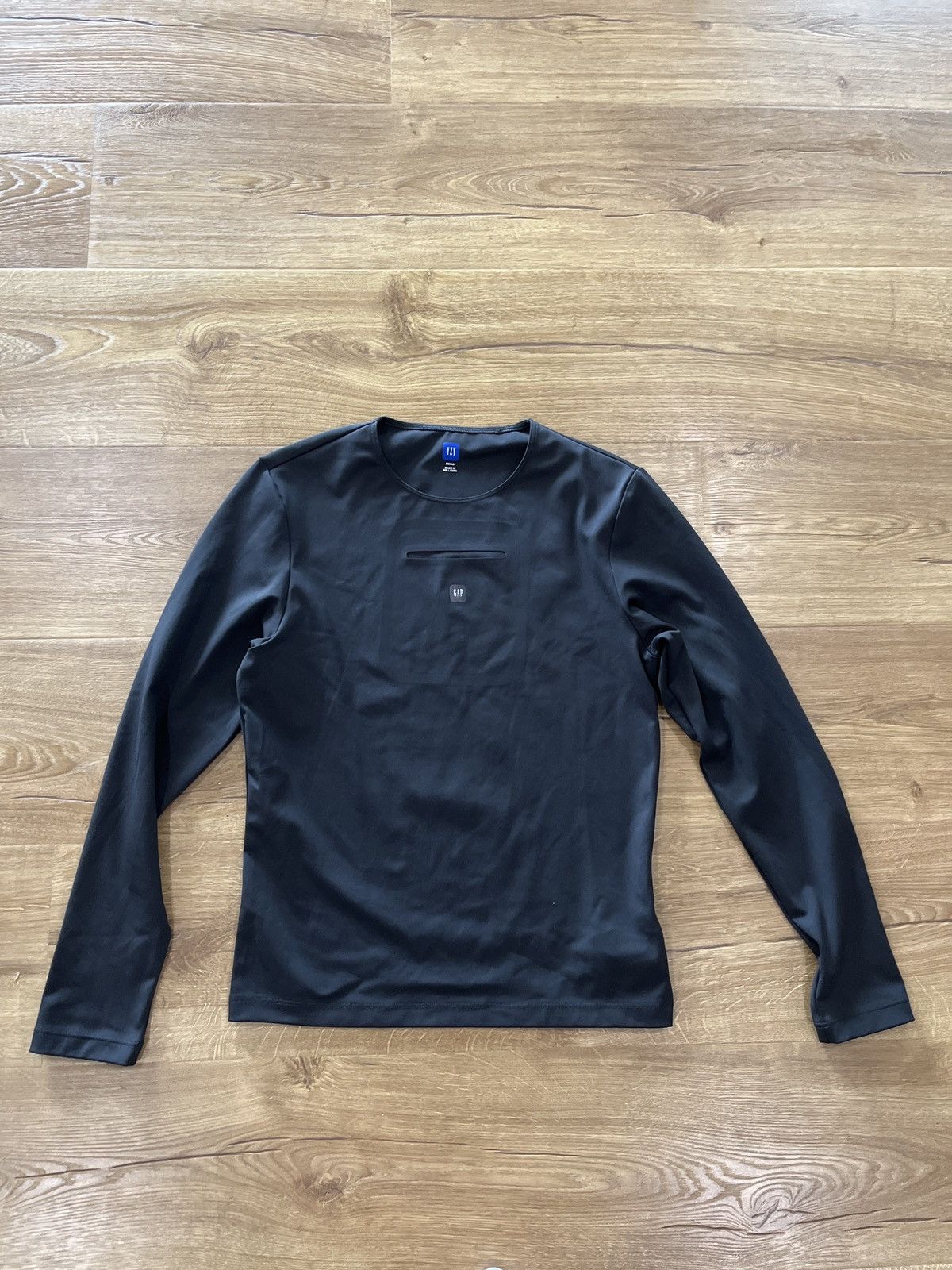 image of Yeezy Gap Engineered By Balenciaga Compression Top in Black, Men's (Size Small)