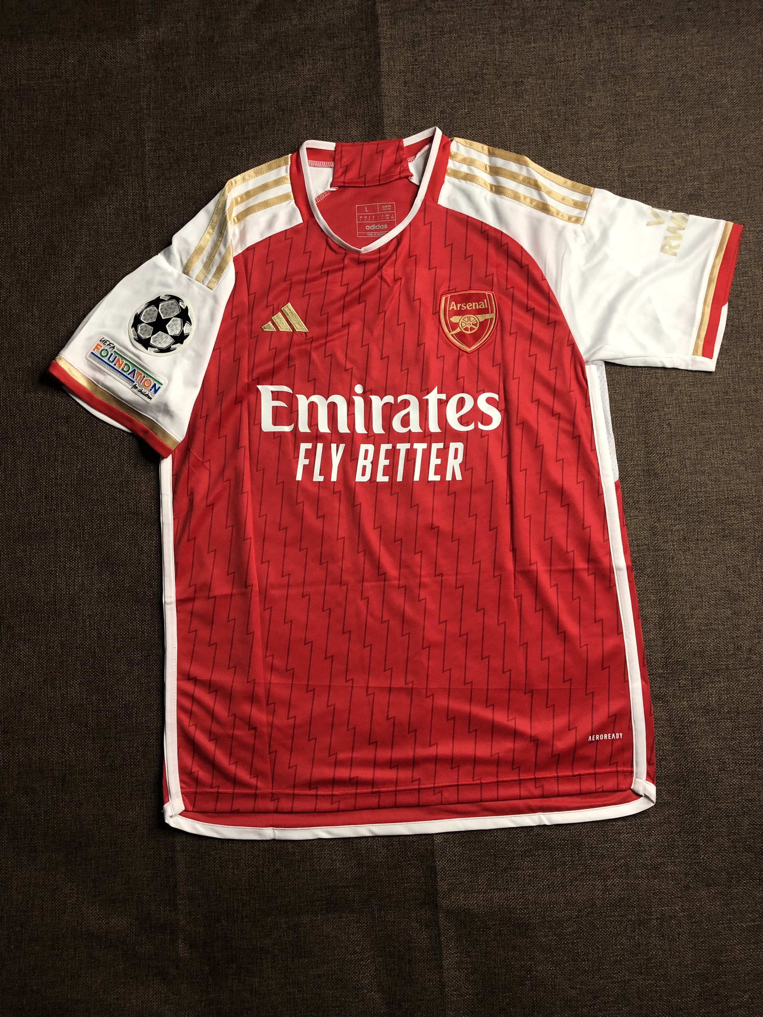 Vintage 2023-04 RICE HOME JERSEY Size US L / EU 52-54 / 3 - 1 Thumbnail