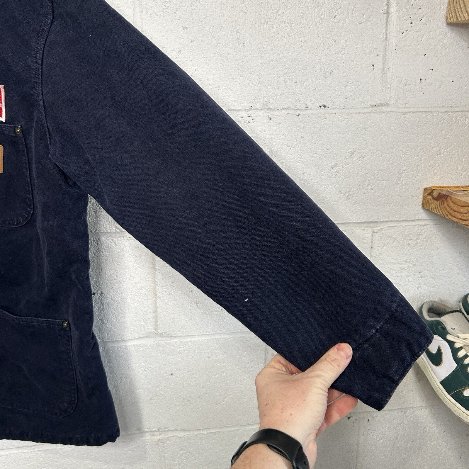 Carhartt Vintage Carhartt Blanket-Lined Chore Coat “Midnight Blue” Size US S / EU 44-46 / 1 - 8 Thumbnail