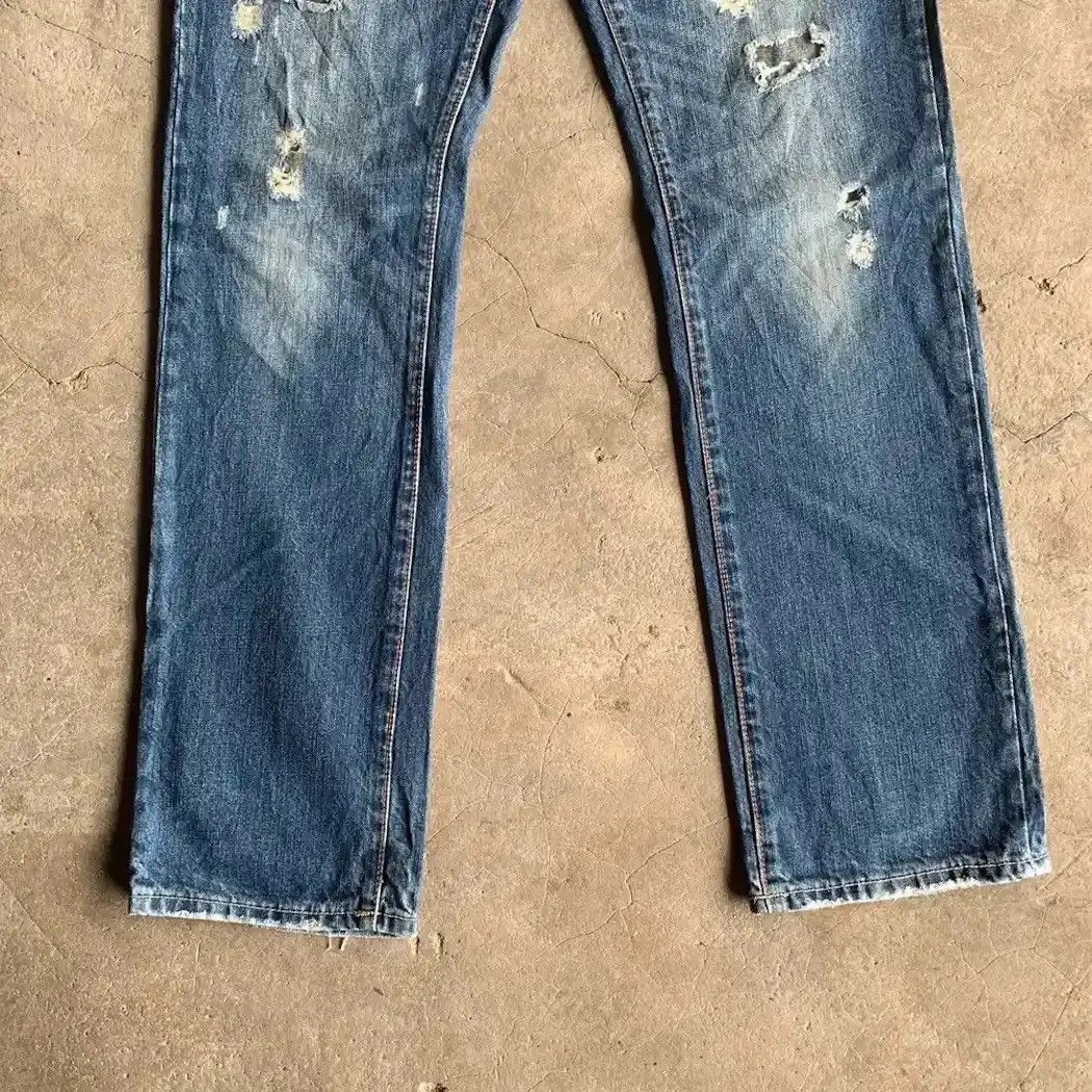 Abercrombie & Fitch 💥 STEALS💥RIPPED JEANS ABERCROMBIE&FITCH DENIM RUGGED PANTS Size US 33 - 5 Thumbnail