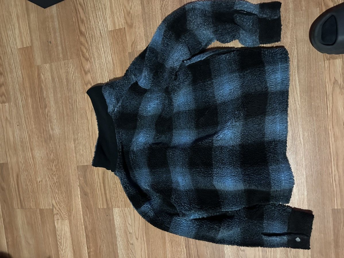 Stussy Stussy Shadow Shadow Plaid Zip Sherpa Shirt | Grailed