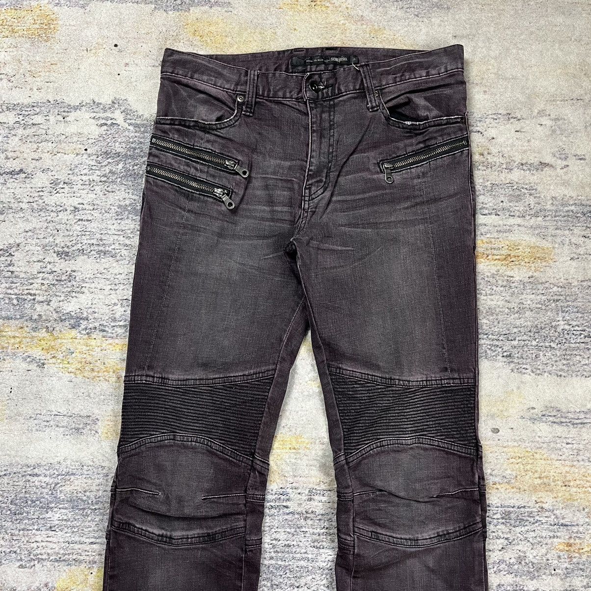Hysteric Glamour Schlussel bikers denim pants Size US 32 / EU 48 - 3 Thumbnail