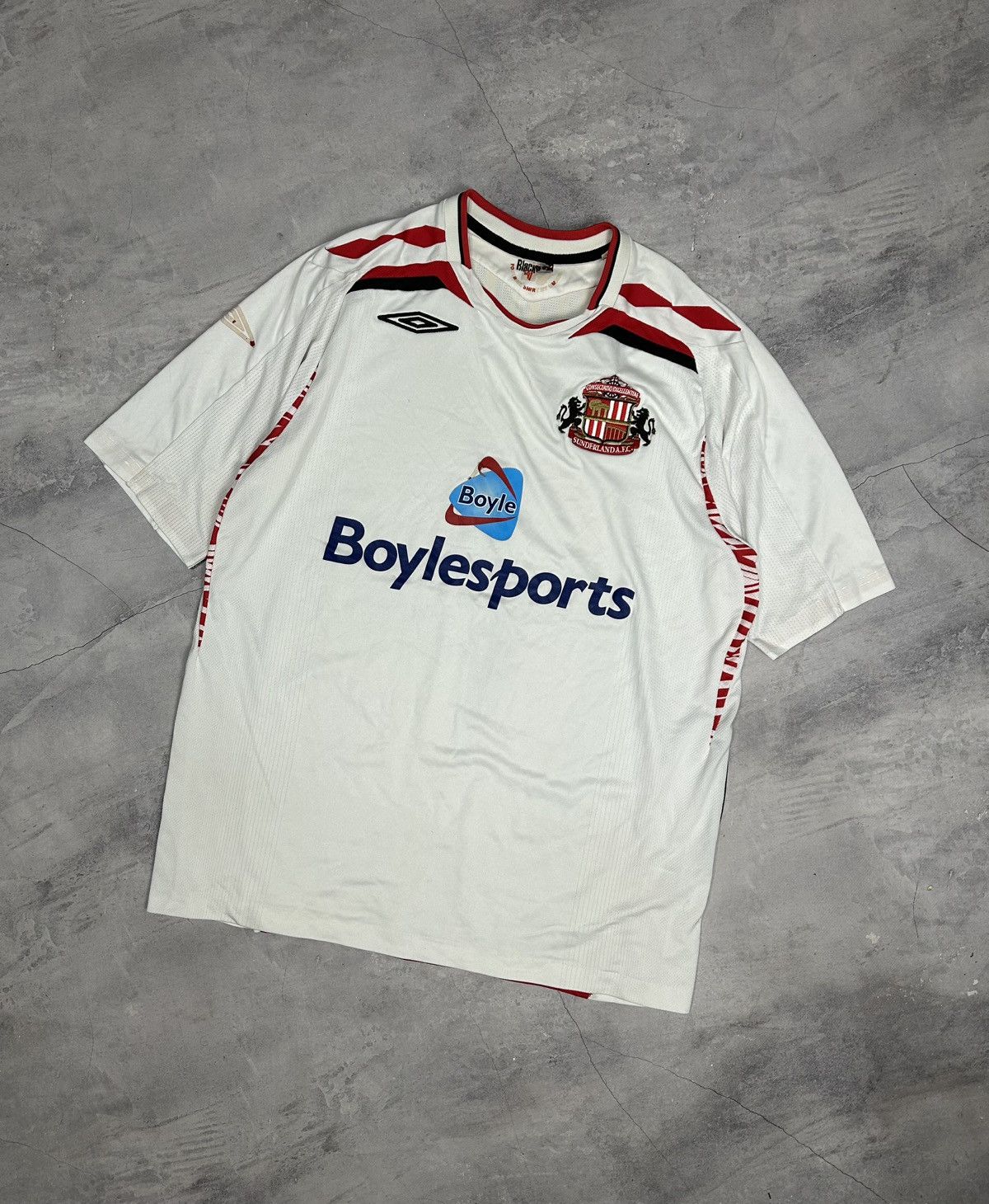 Umbro Sunderland 2007 2008 Home Shirt Football Soccer Jersey Mens Size US M / EU 48-50 / 2 - 1 Thumbnail