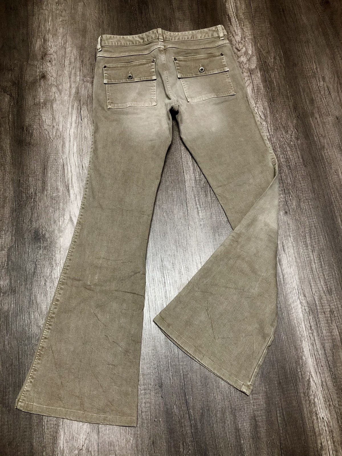 If Six Was Nine × Japanese Brand VINTAGE EDICONSCIOUS BUSH PANTS FLARE BOOTCUT JEANS Size US 30 / EU 46 - 20 Thumbnail