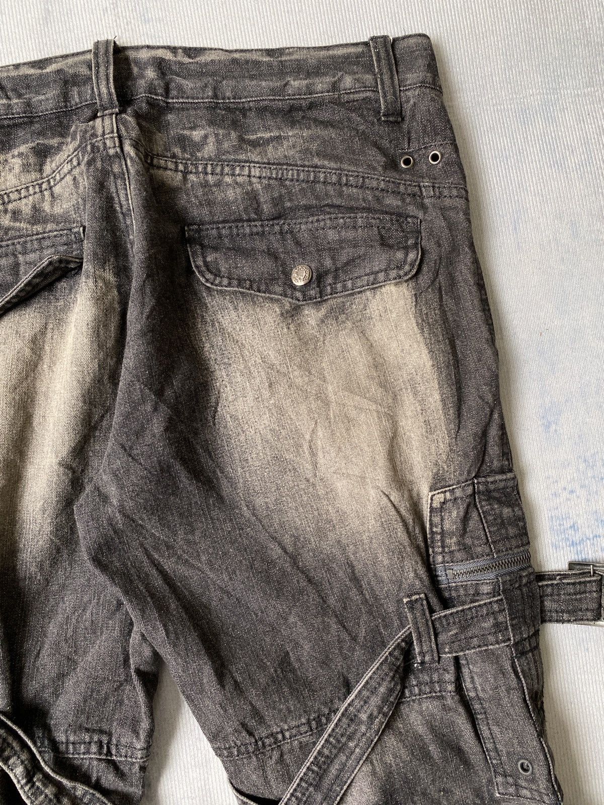 If Six Was Nine Japanese Brand Topism Bondage Flare Denim Size US 32 / EU 48 - 17 Thumbnail