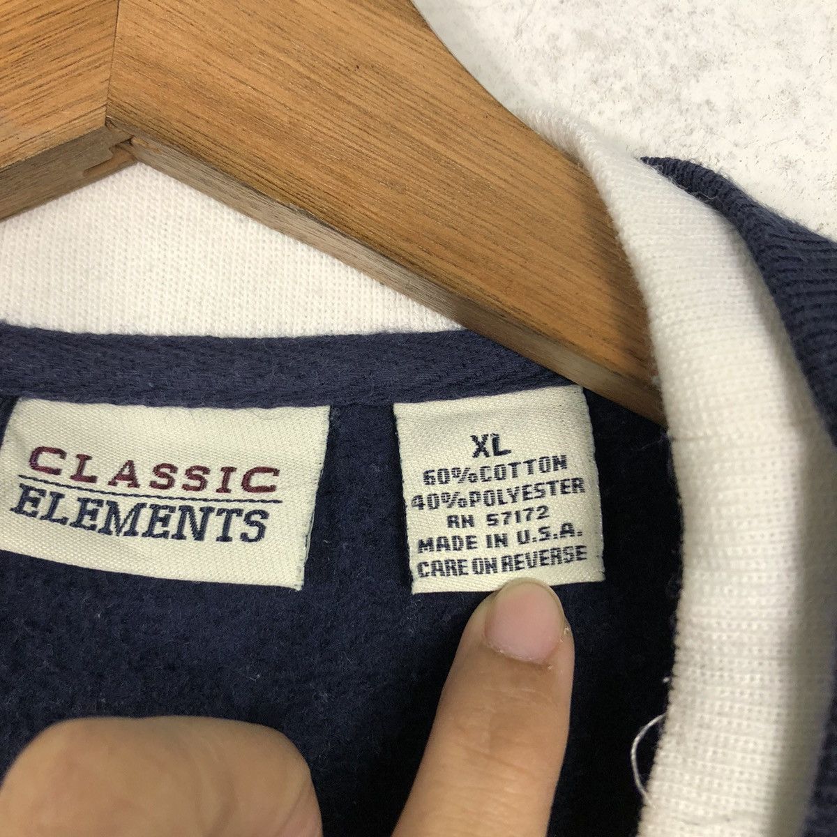 Japanese Brand × Vintage 📌Vintage Sweatshirt Classic Elements Big Logo Issey Miyake Size US XL / EU 56 / 4 - 15 Thumbnail