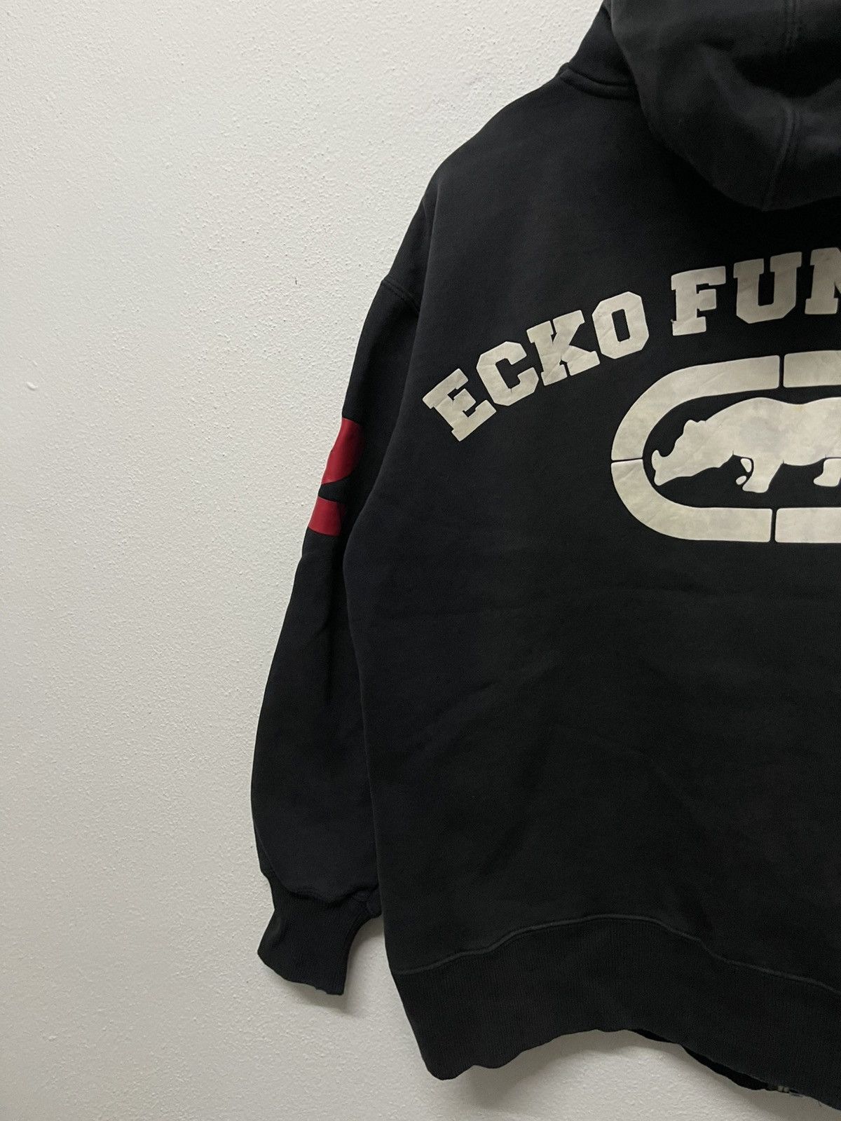 Ecko Unltd. × Vintage 2000s ECKO FUNCTION ZIPPER HOODIE BIG LOGO DISTRESSED Size US L / EU 52-54 / 3 - 17 Thumbnail