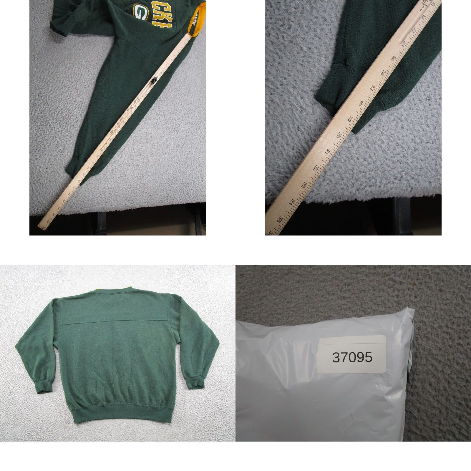 Lee VINTAGE Green Bay Packers Sweatshirt Crew Neck M Embroidered NFL Lee Knit Pullover Men Green 90s Sports Hooded Size US M / EU 48-50 / 2 - 8 Thumbnail