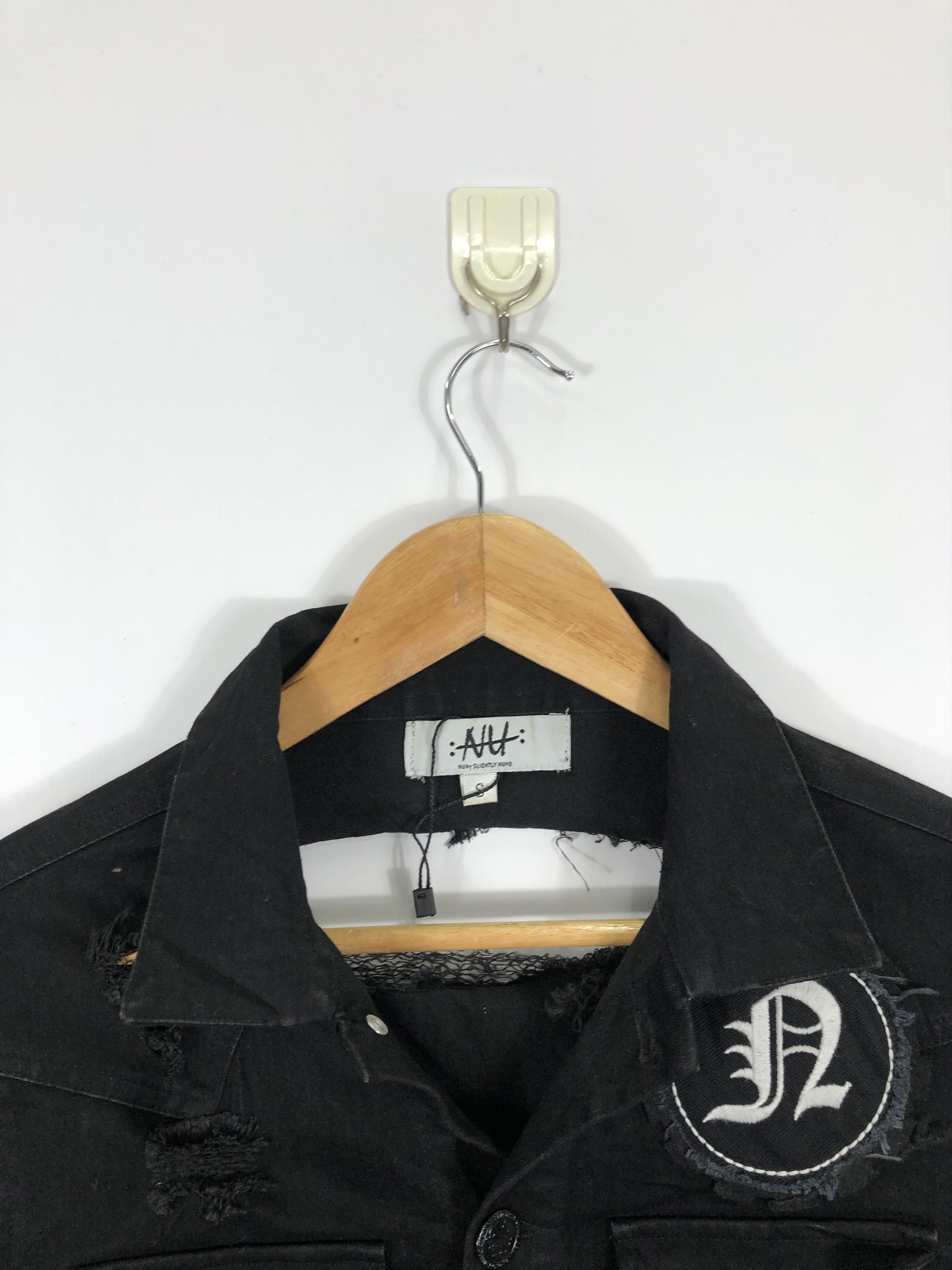 Band Tees Vintage Distressed Def Leppard Denim Jacket Punk Style J0562 Size US S / EU 44-46 / 1 - 6 Thumbnail