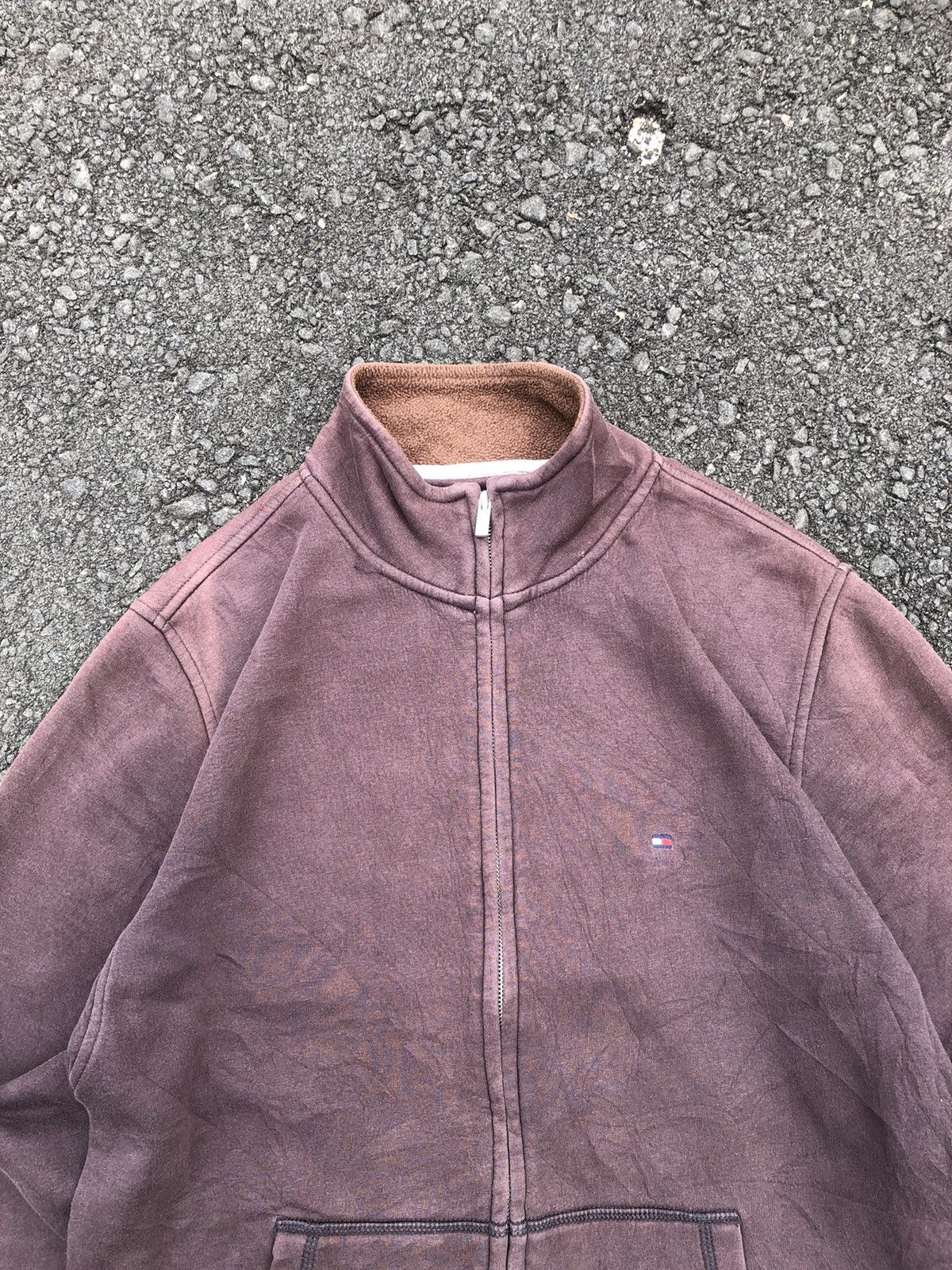 Tommy Hilfiger Vintage Beauty Faded Tommy Hilfiger Fullzipper Fleece Jacket Size US L / EU 52-54 / 3 - 3 Thumbnail
