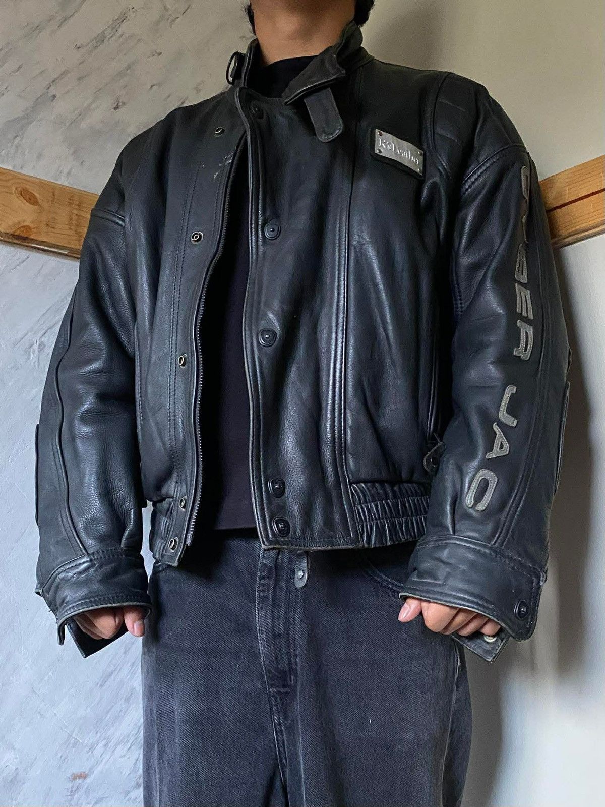 Kadoya Vintage 80’s Akira x Kadoya Sample Pill Cyber Jac Leather Size US M / EU 48-50 / 2 - 4 Thumbnail