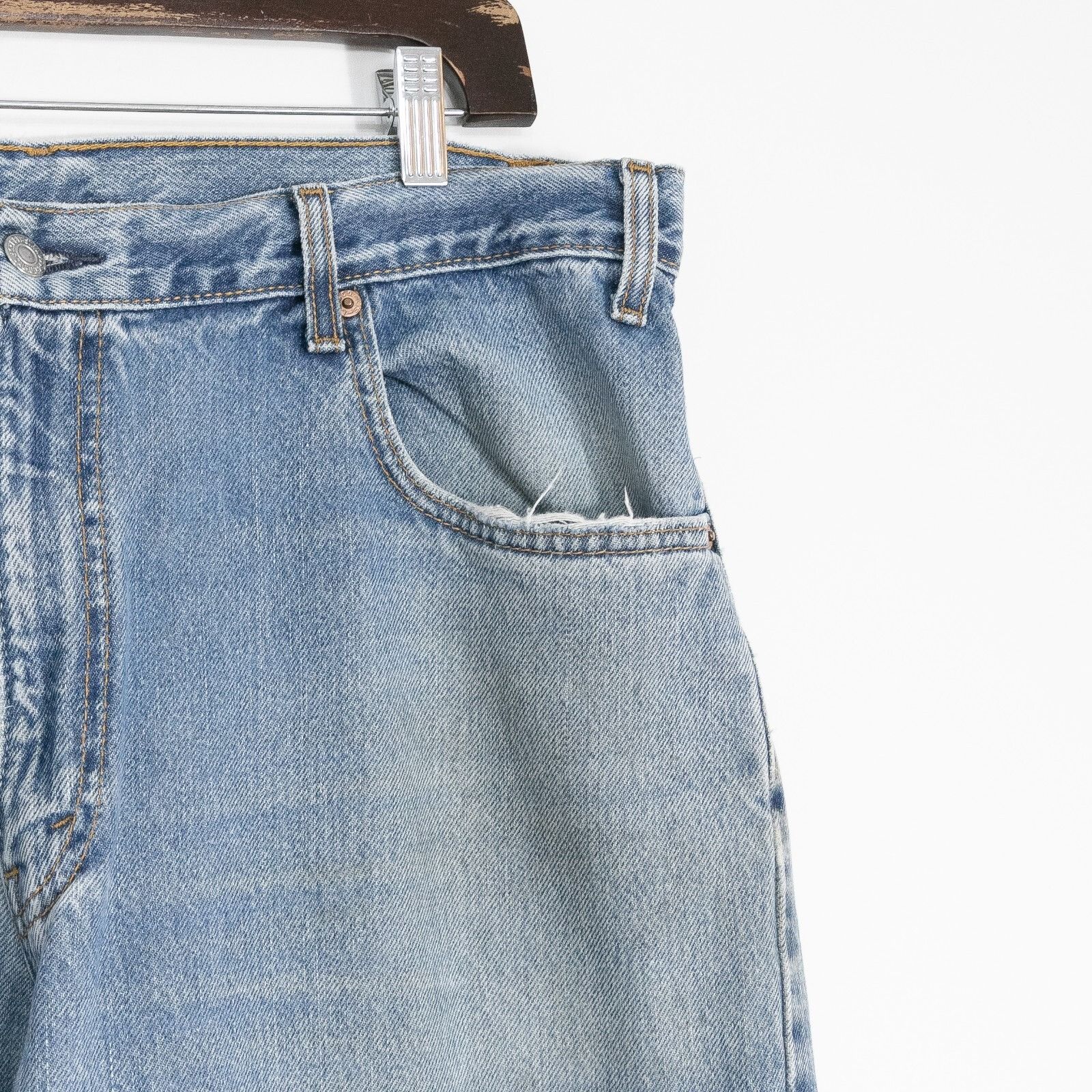Levi's × Vintage Vintage 90s Levis 560 Jeans 36x32 - Faded Distressed Relaxed Size US 36 / EU 52 - 5 Thumbnail