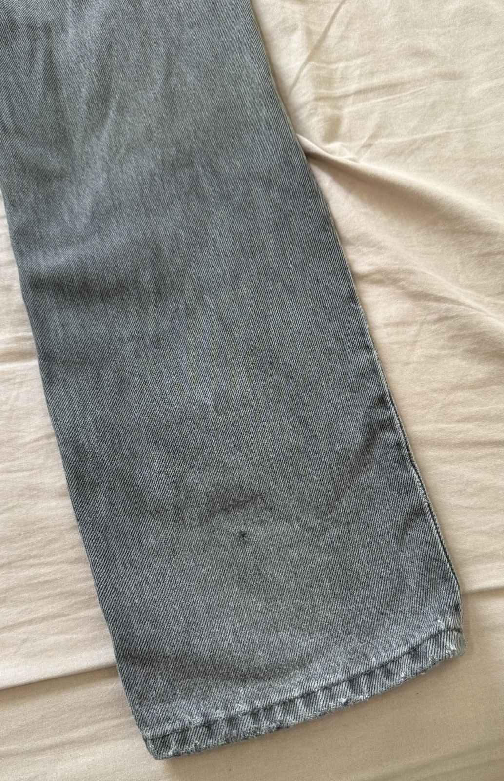 Levi's Vintage 90s Levi's 501 Faded Black / Charcoal Made in USA Size 27" / US 4 / IT 40 - 17 Thumbnail