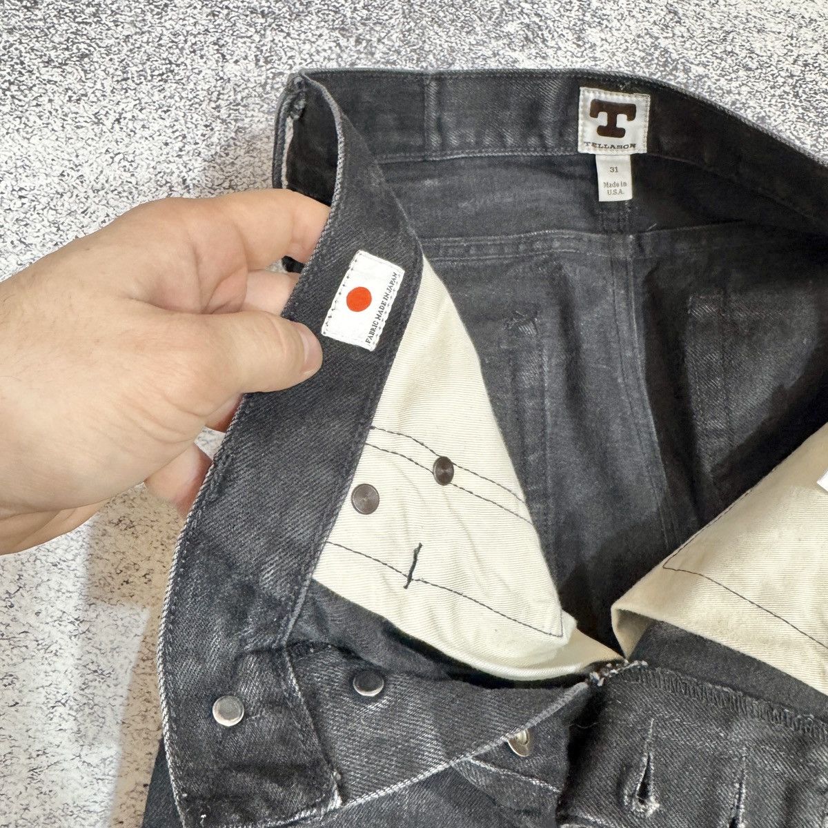 Designer × Tellason Tellason Ladbroke Grove Slim Tapered Japanese Selvedge Size US 31 - 13 Thumbnail