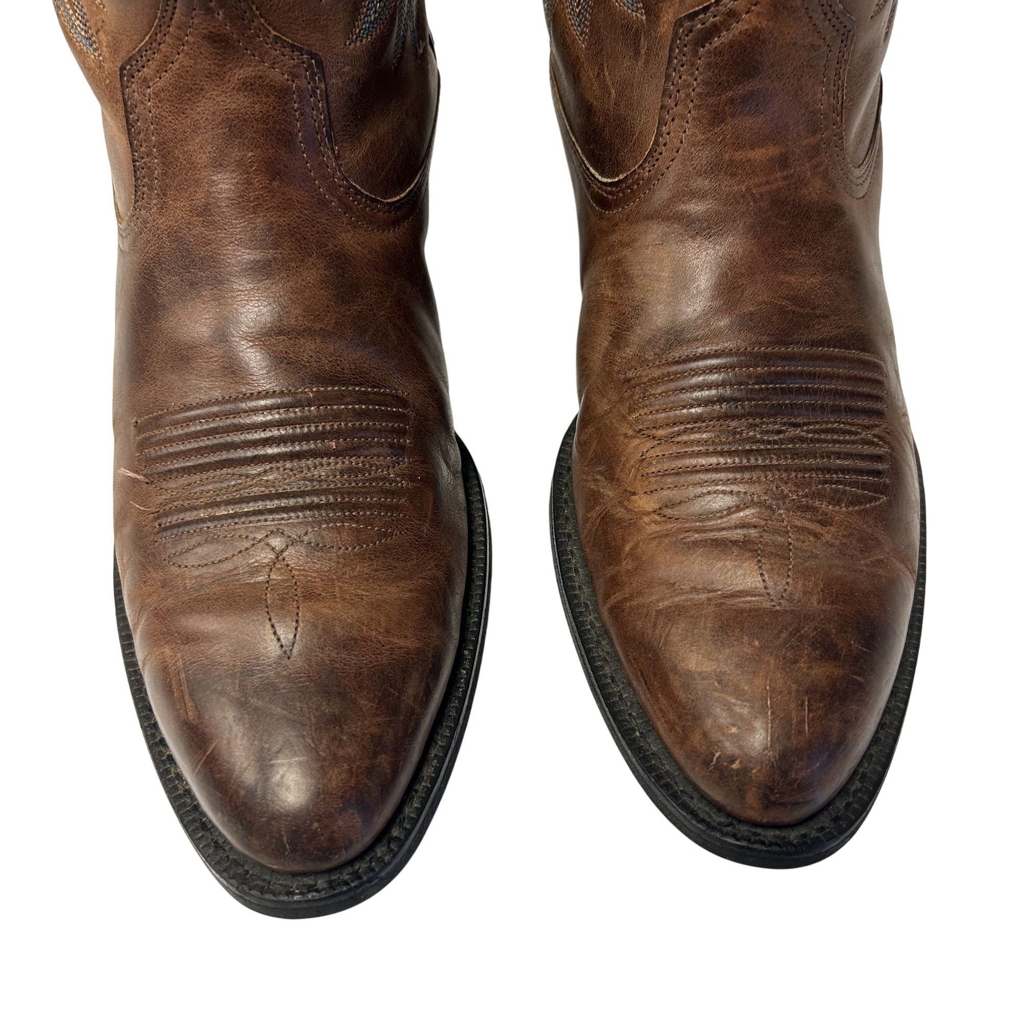 Ariat Ariat OILED Leather Cowboy Western RIDING WORK Boots Size US 10.5 / EU 43-44 - 7 Thumbnail