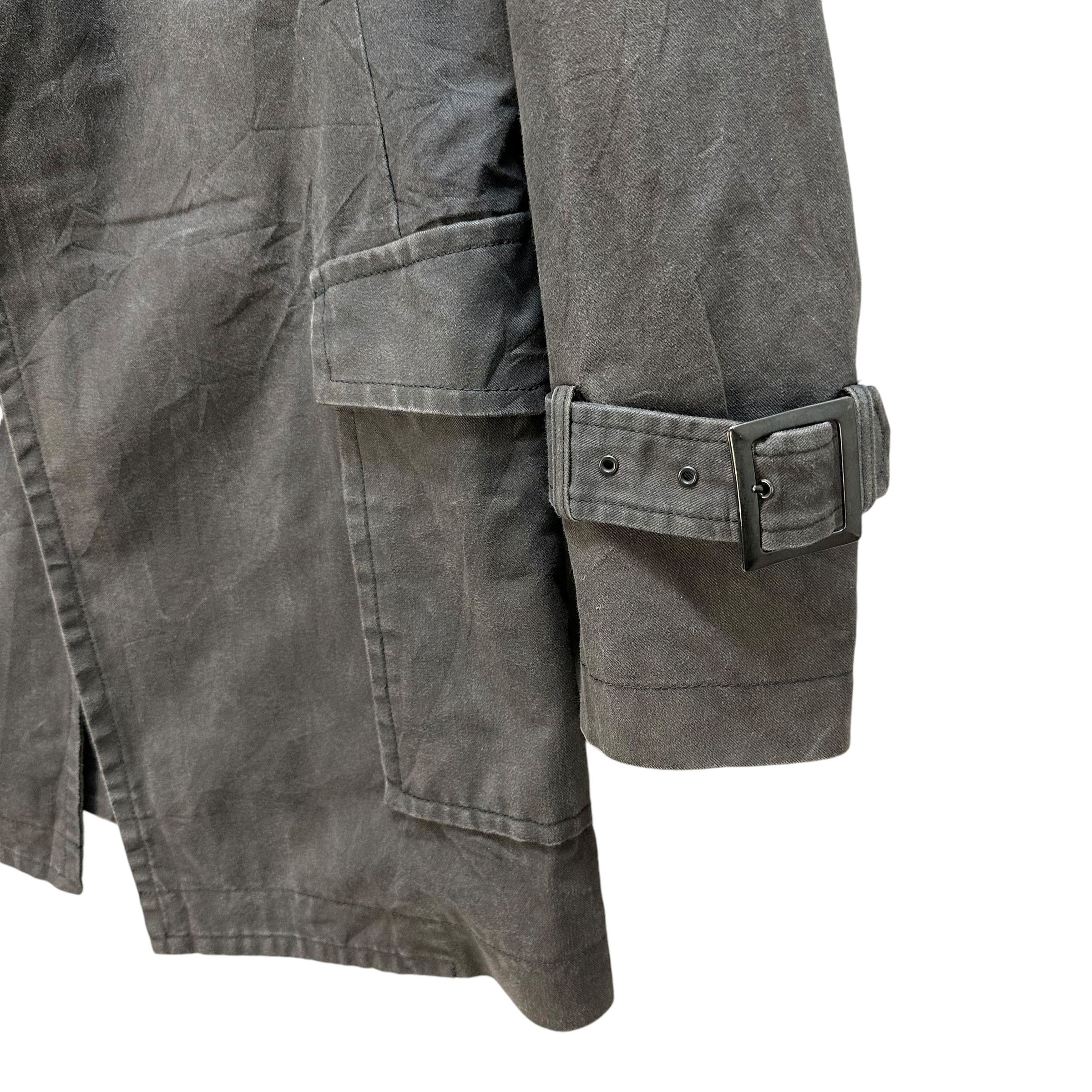 Y's Y's Single Button Trench Coat Jacket Avant Garde #A51-1184 Size US L / EU 52-54 / 3 - 5 Thumbnail