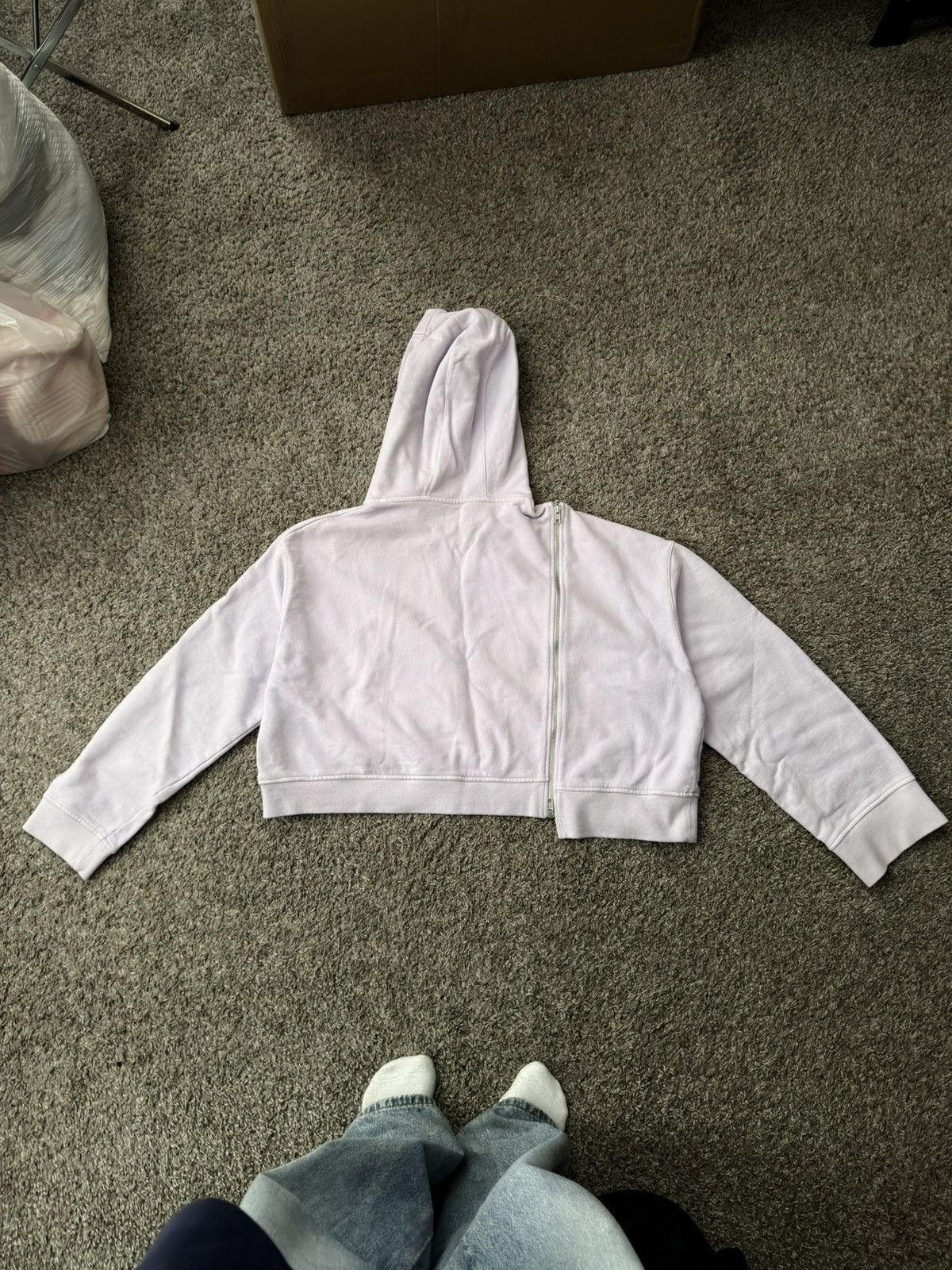 Maison Margiela Maison Margiela Asymmetrical Zip Hoodie Size US M / EU 48-50 / 2 - 2 Thumbnail