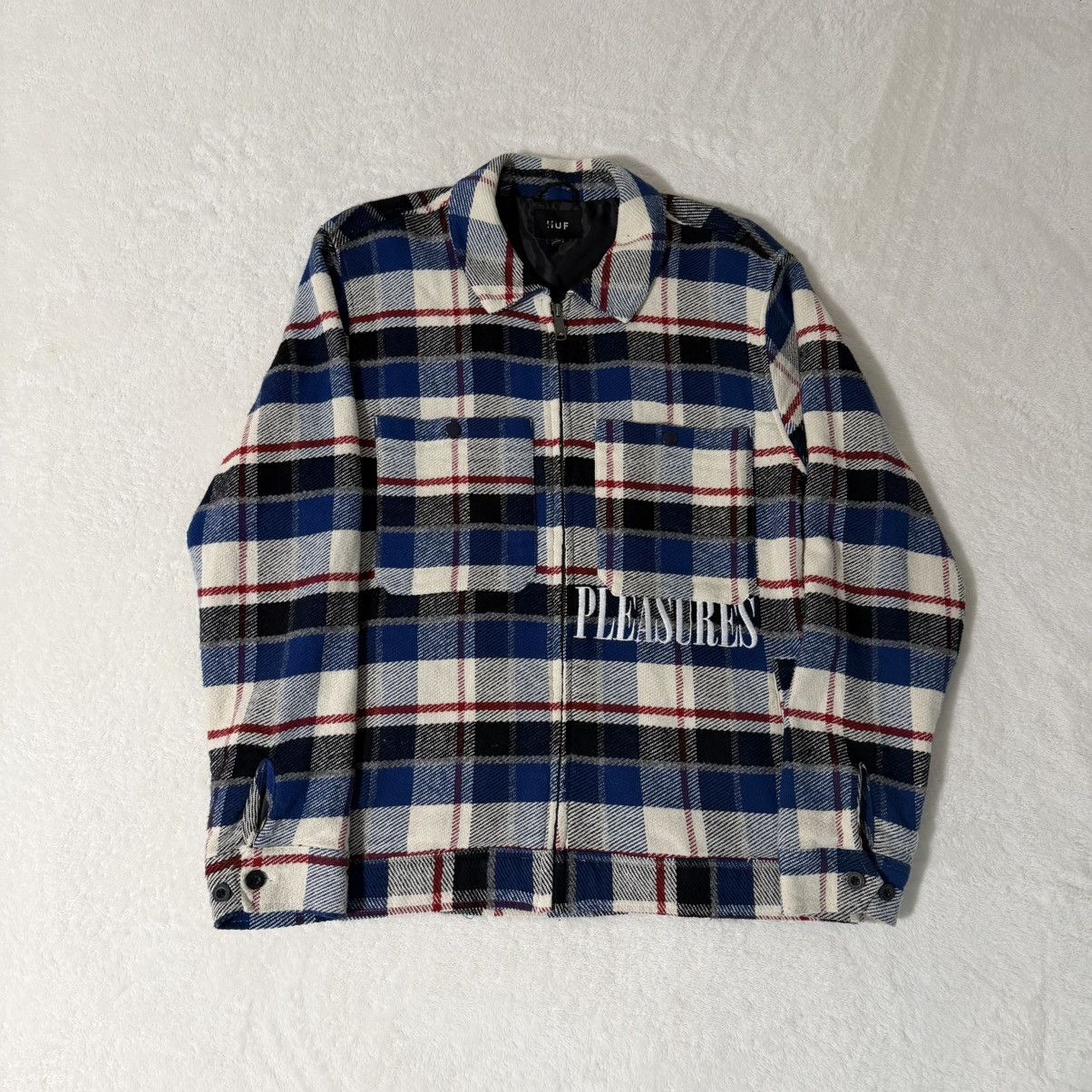 HUF x Pleasures Blackwatch Work Jacket