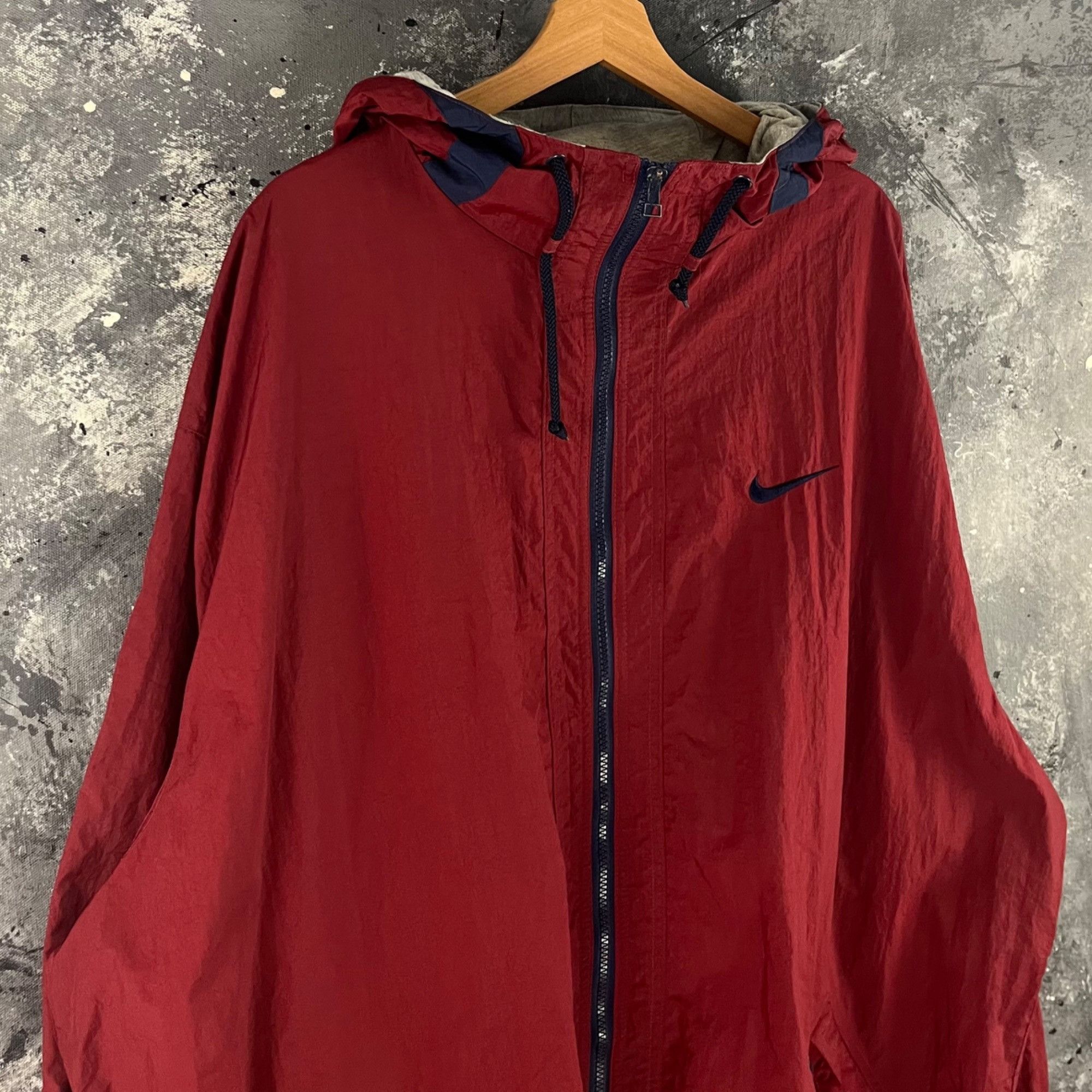 Nike × Vintage Vintage 90’s Nike windbreaker Size US XXL / EU 58 / 5 - 2 Thumbnail