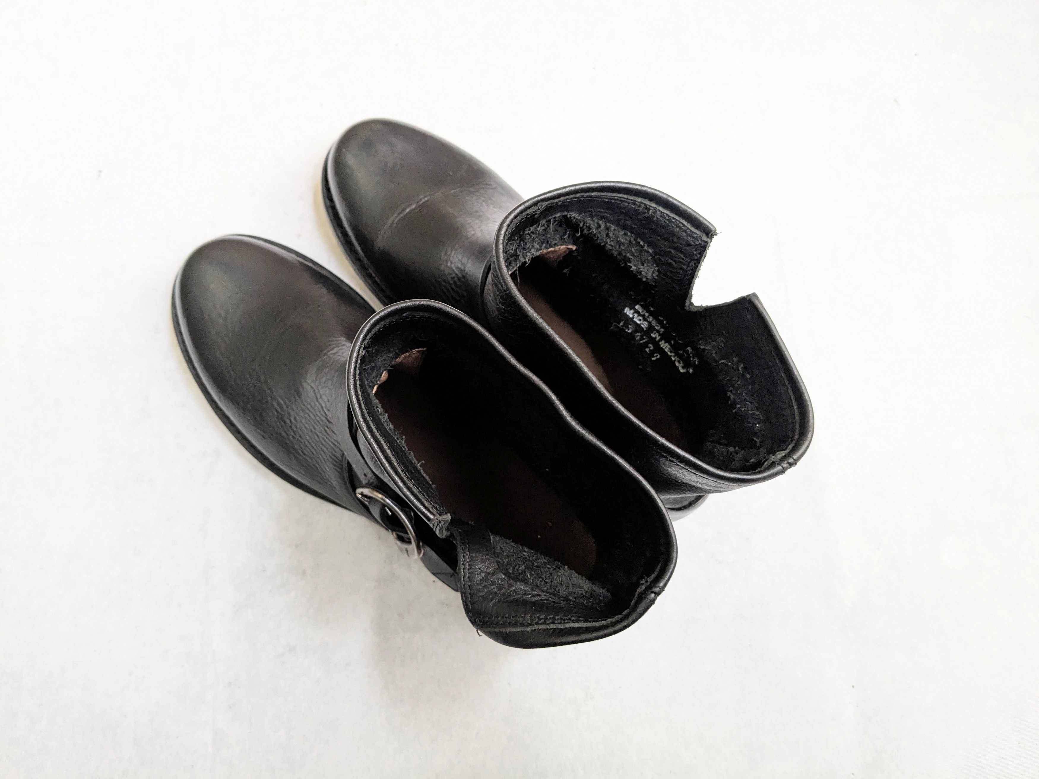 Frye Frye Engineer Boots Black Leather 7 Buckle Size US 7 / EU 40 - 13 Thumbnail