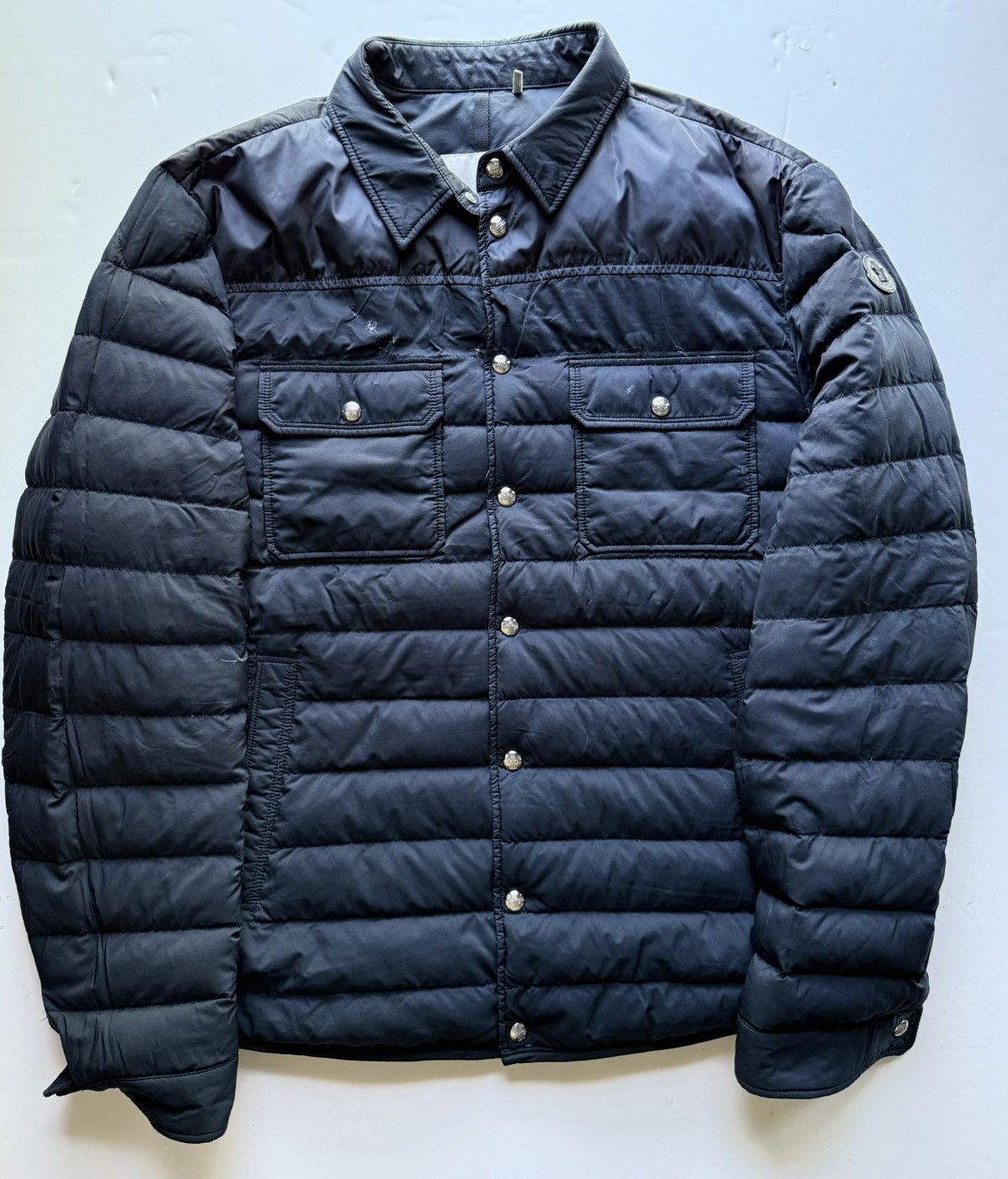 Moncler Moncler Men’s Navy Mirmandix Down Jacket Size US L / EU 52-54 / 3 - 1 Thumbnail