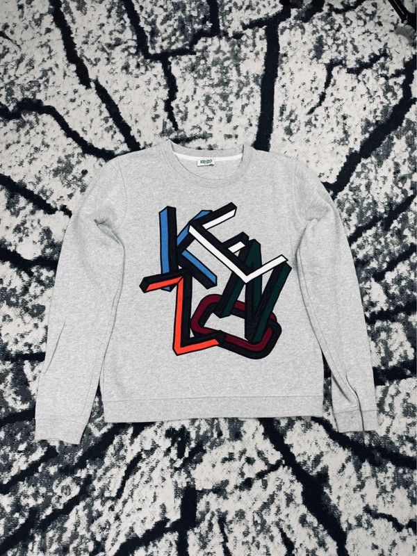 Kenzo Kenzo crewneck sweatshirt gray color XS Size US XS / EU 42 / 0 - 1 Thumbnail