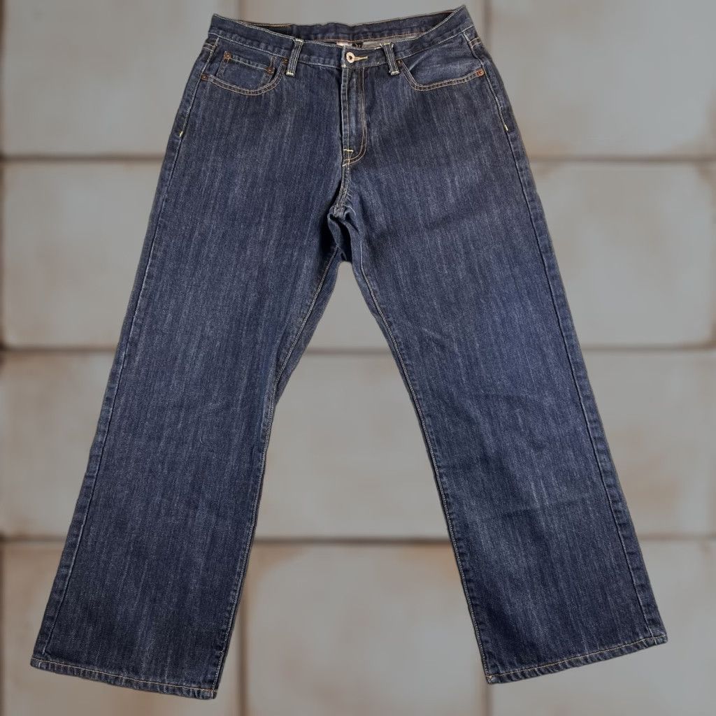 Lucky Brand Lucky Brand Jeans Mens 34 Short Blue Straight 5-Pocket Denim Cotton Regular 33x29 Vintage 361 Model Y2K Era Size US 34 / EU 50 - 1 Thumbnail