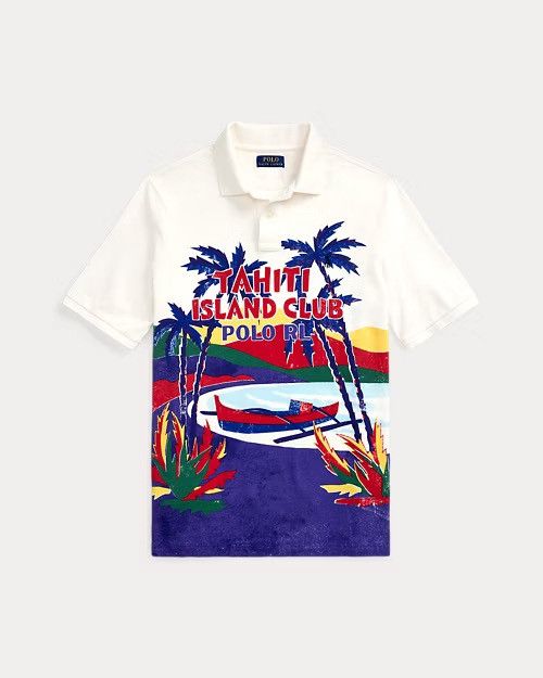 Polo Ralph Lauren Polo Ralph Lauren Classic Fit Mesh Graphic Shirt Size XL Size US XL / EU 56 / 4 - 2 Thumbnail