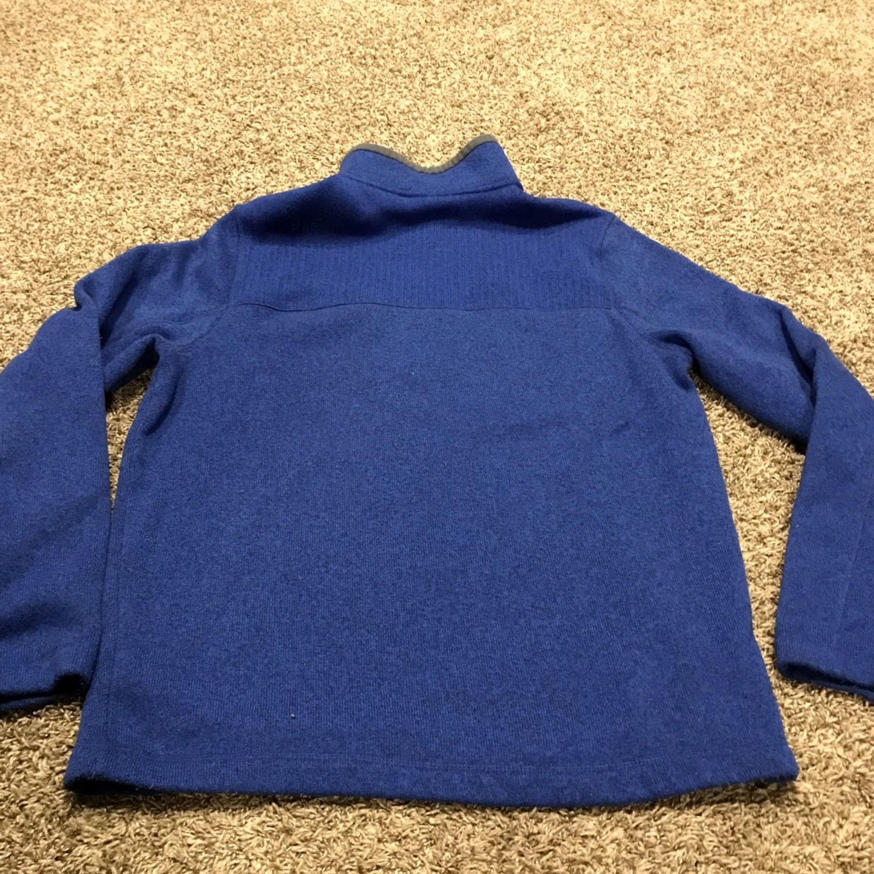 Vintage Köppen Mens L Blue 1/4 Zip Sweater Polyester Fleece Pullover Zip Blue 1/4 Zip Logo Vintage: No A4 Size US L / EU 52-54 / 3 - 3 Thumbnail