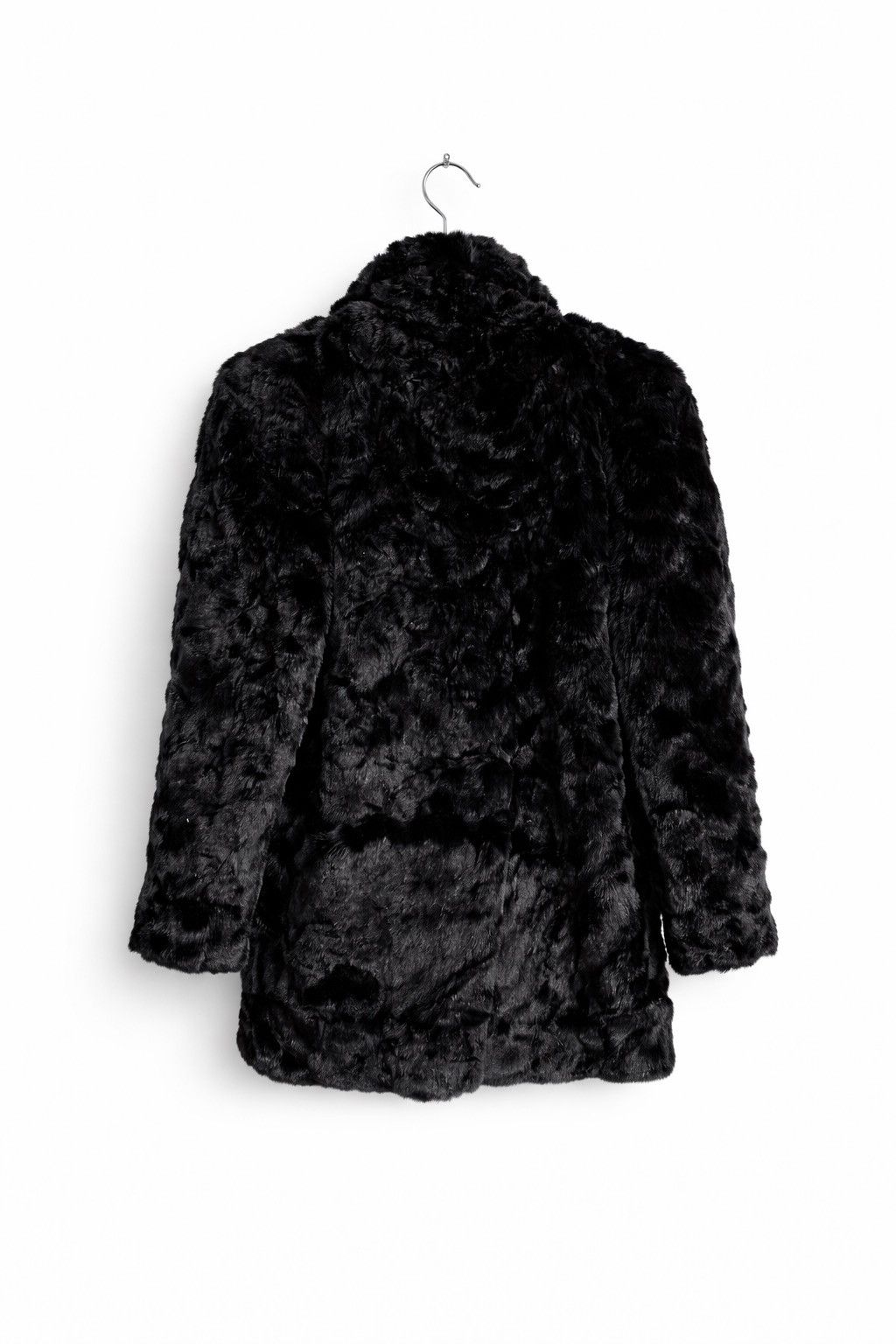 Vintage Vintage Jean Louis de Paris Faux Fur Coat Black Winter Coat Size M / US 6-8 / IT 42-44 - 2 Thumbnail