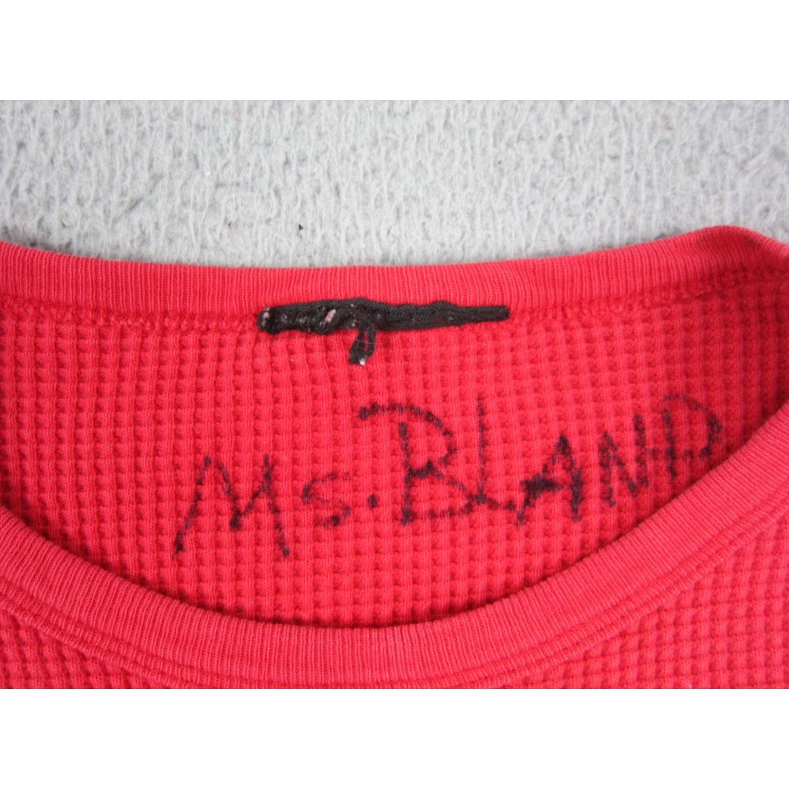 Polo Ralph Lauren VINTAGE Ralph Lauren Polo Jeans Thermal Shirt Mens S Red Knit 90s Polo Jeans Shirts Size US S / EU 44-46 / 1 - 4 Thumbnail