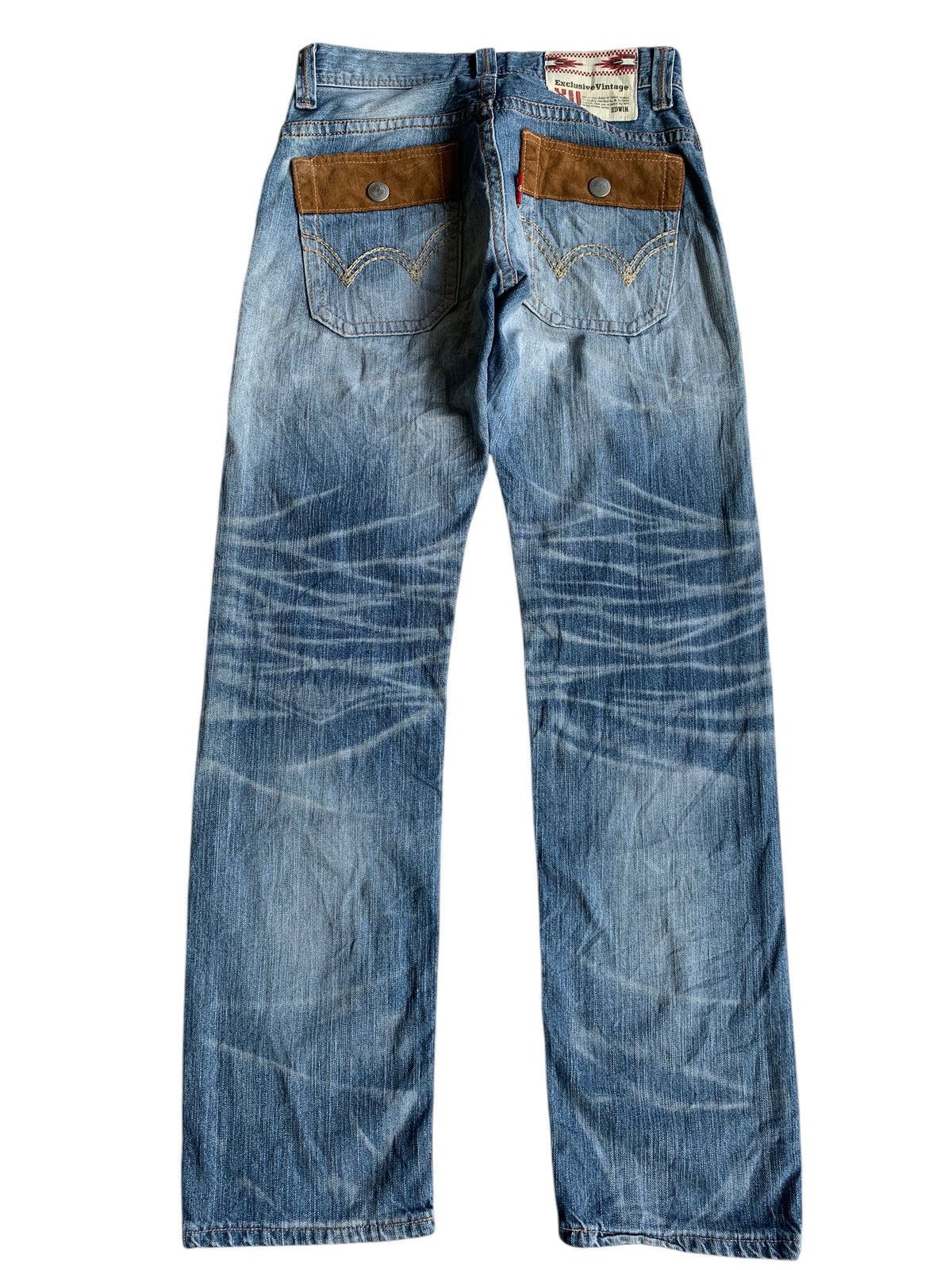 Other EDWIN XV BUSH PANTS NAVAJO STYLE FADED DISTRESSED DENIM Size US 31 - 4 Thumbnail