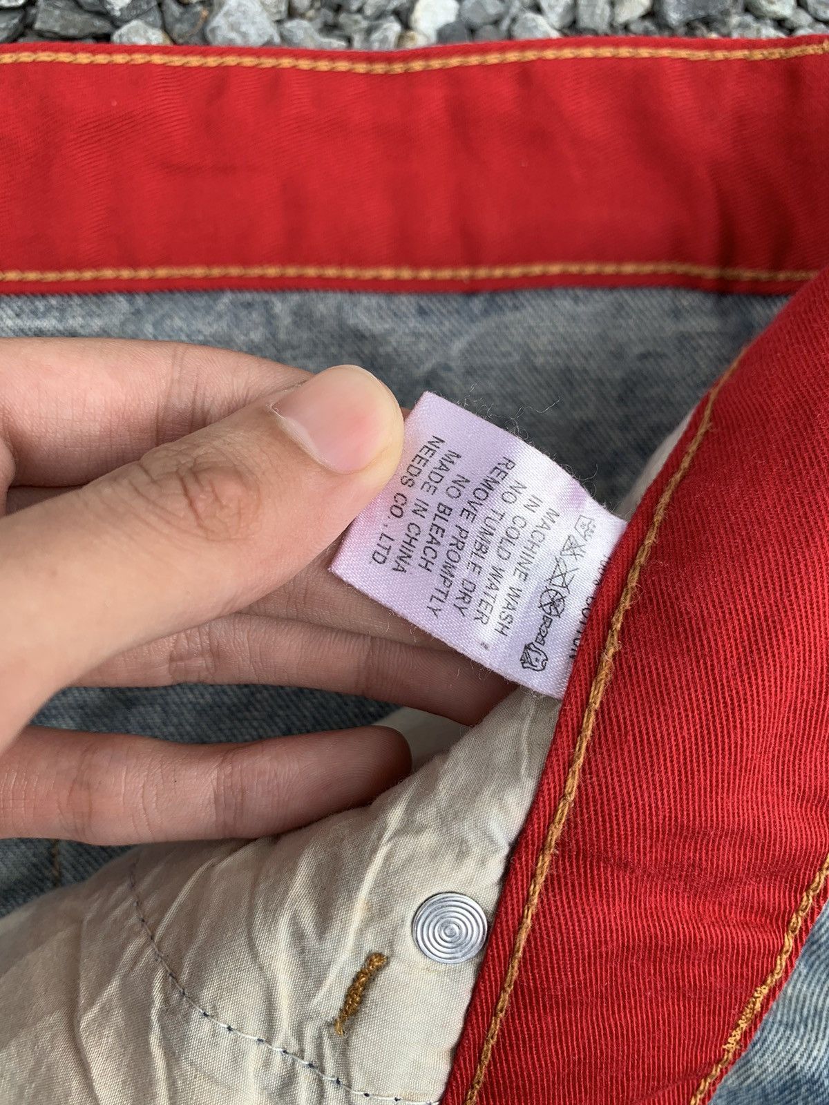 Kapital FUGUTAITEN GEISHA EMBROIDERY LIKE KARAKURI JORTS STYLE DENIM Size US 38 / EU 54 - 22 Thumbnail