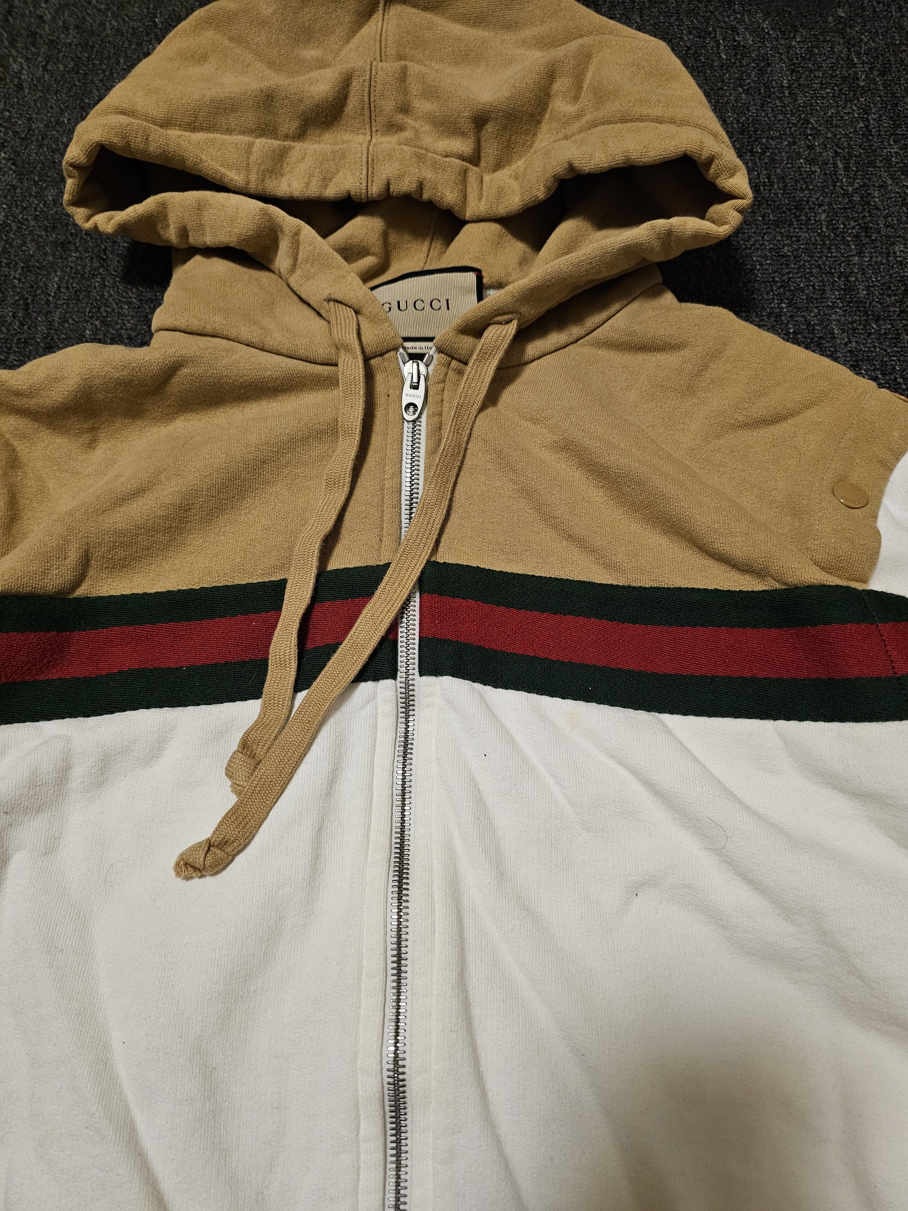 Gucci Gucci Unisex Detachable Sleeve Hooded Sweatshirt Size S Size US S / EU 44-46 / 1 - 2 Thumbnail