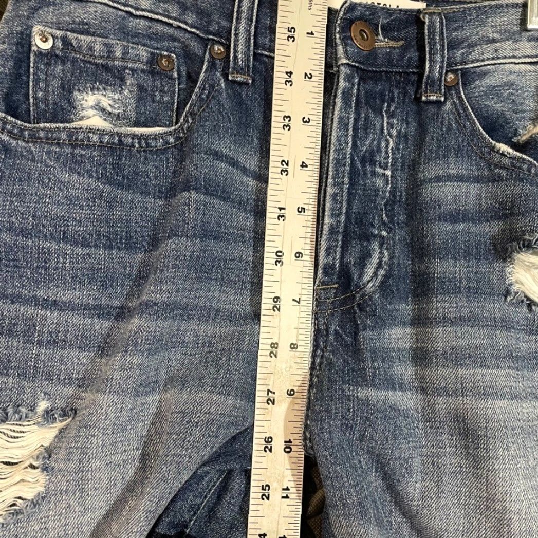Pistola PISTOLA Distressed Jeans High Rise Ripped Frayed Hem Denim Blue Women’s Size 28 Ankle Jeans Womens Blue 28 Size 28" / US 6 / IT 42 - 7 Thumbnail