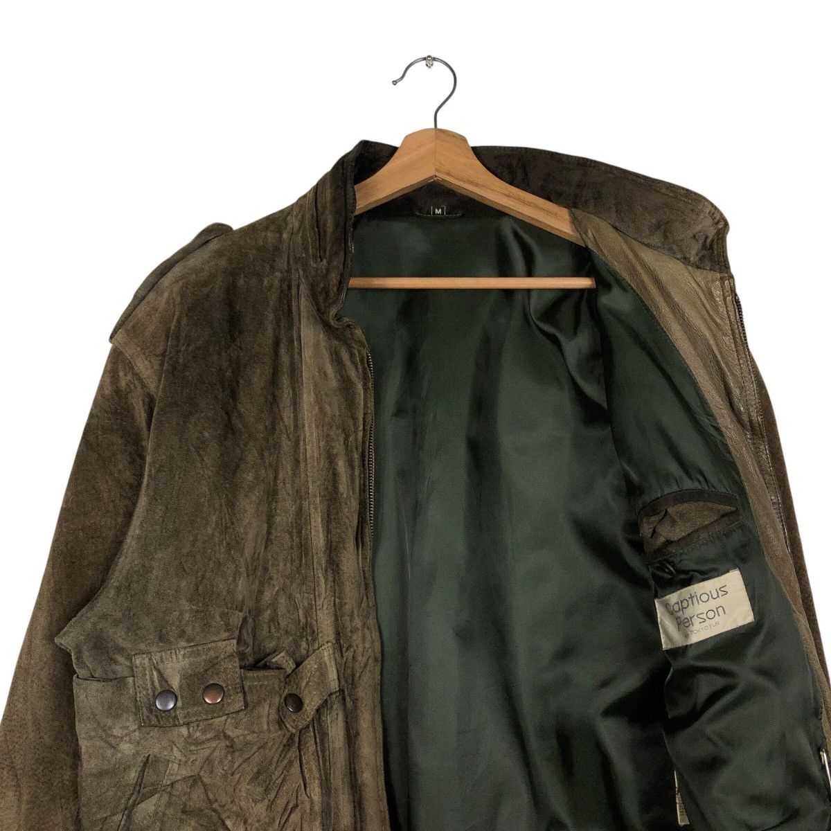 Japanese Brand 📌Vintage Biker Leather Jacket Captious Person Issey Miyake Size US M / EU 48-50 / 2 - 13 Thumbnail