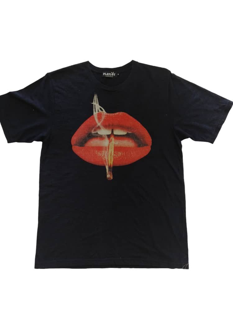 Hysteric Glamour × Playboy Rare Hysteric Glamour X Playboy Short Sleeve Shirt Black Size US M / EU 48-50 / 2 - 1 Thumbnail