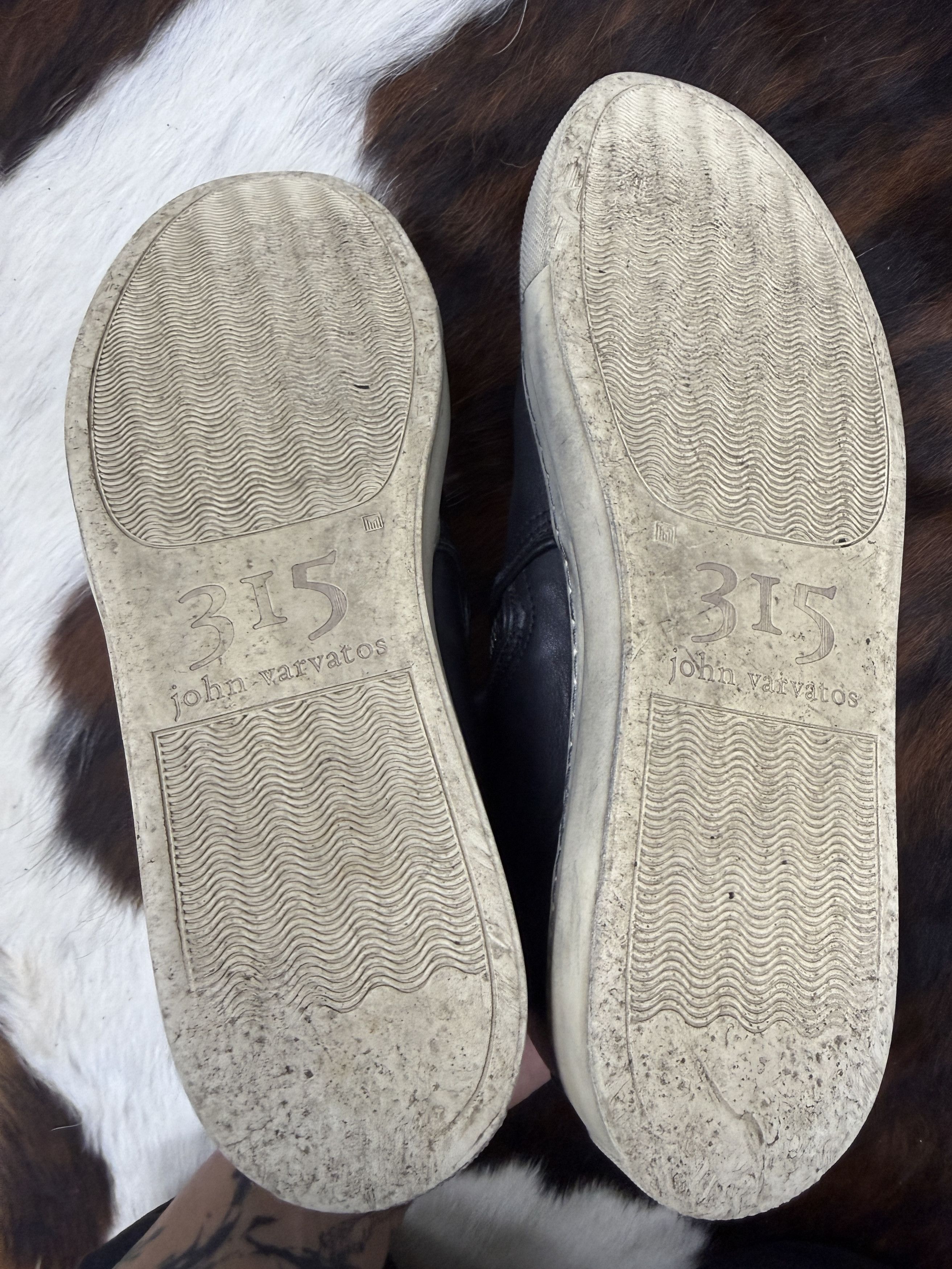 John Varvatos John Varvatos Side Zip Leather Sneakers Size US 9 / EU 42 - 4 Thumbnail