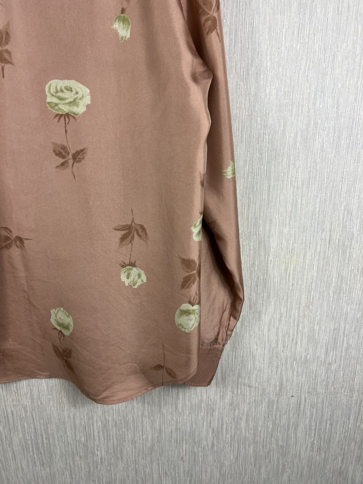 Marni Vintage Marni silk shirt full print white roses button up Size US M / EU 48-50 / 2 - 20 Thumbnail