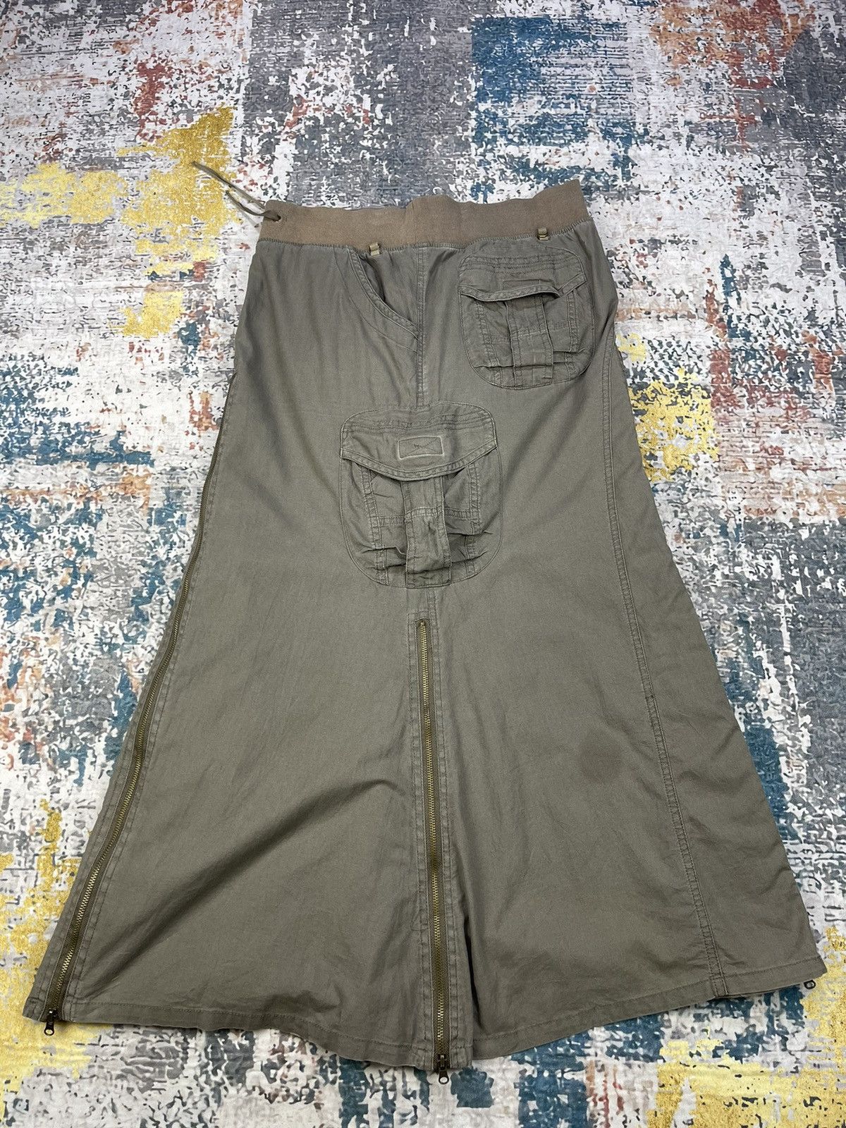 Le Grande Bleu (L.G.B.) Steals🔥G.O.A Styles Flared Cargo Skirts Size 31" - 6 Thumbnail