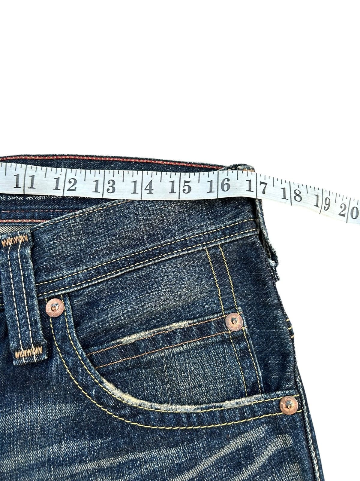 Kapital Flare Vintage Levis Hippies Style Distressed Denim Jeans Size US 34 / EU 50 - 18 Thumbnail