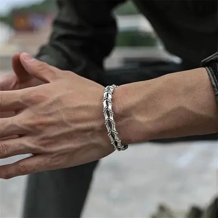 Jewelry Double Layer Bamboo Bracelet Size ONE SIZE - 2 Thumbnail