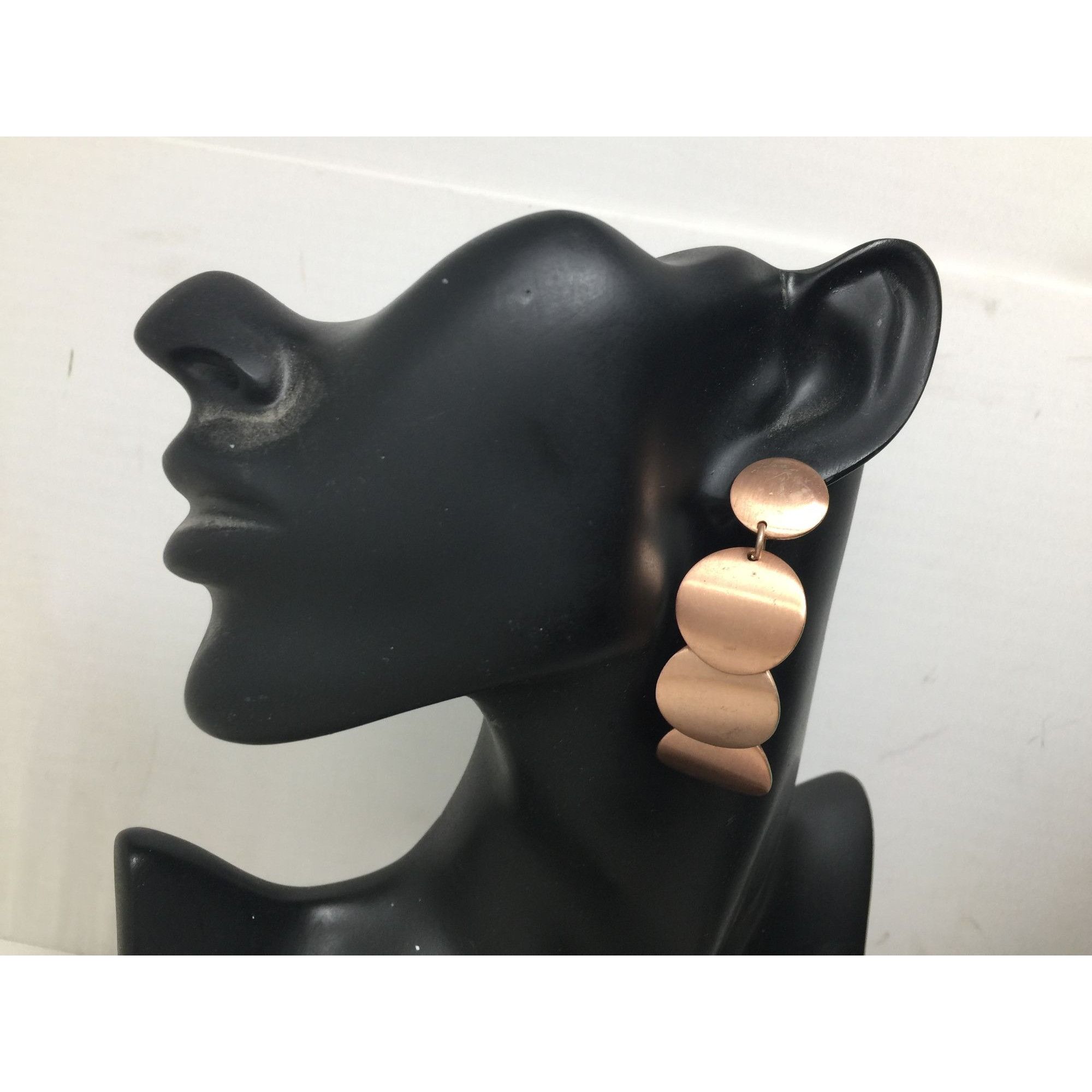 Other Women's Rose Gold Dangle Drop Earrings Size ONE SIZE - 2 Thumbnail